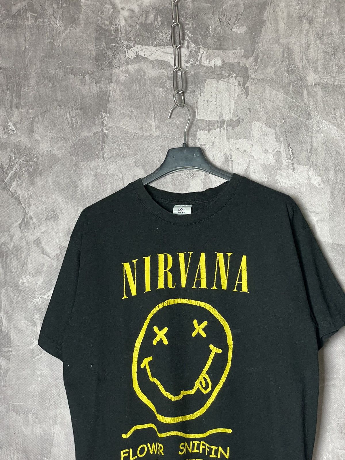 Band Tees × Nirvana × Vintage Nirvana Smiley face vintage t shirt Size US M / EU 48-50 / 2 - 6 Thumbnail