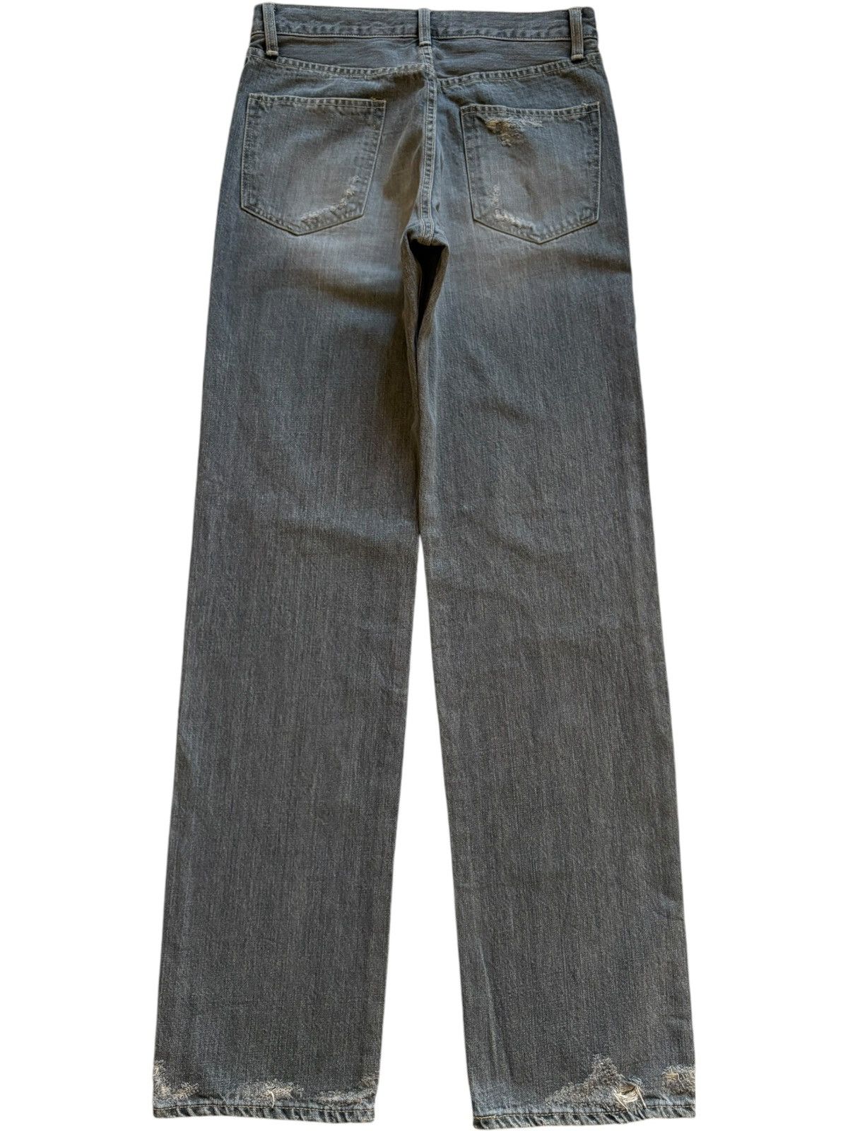 Japanese Brand SALES🔥Vintage Japanese Faded Wash Distressed Loose Jeans Size US 29 - 2 Thumbnail