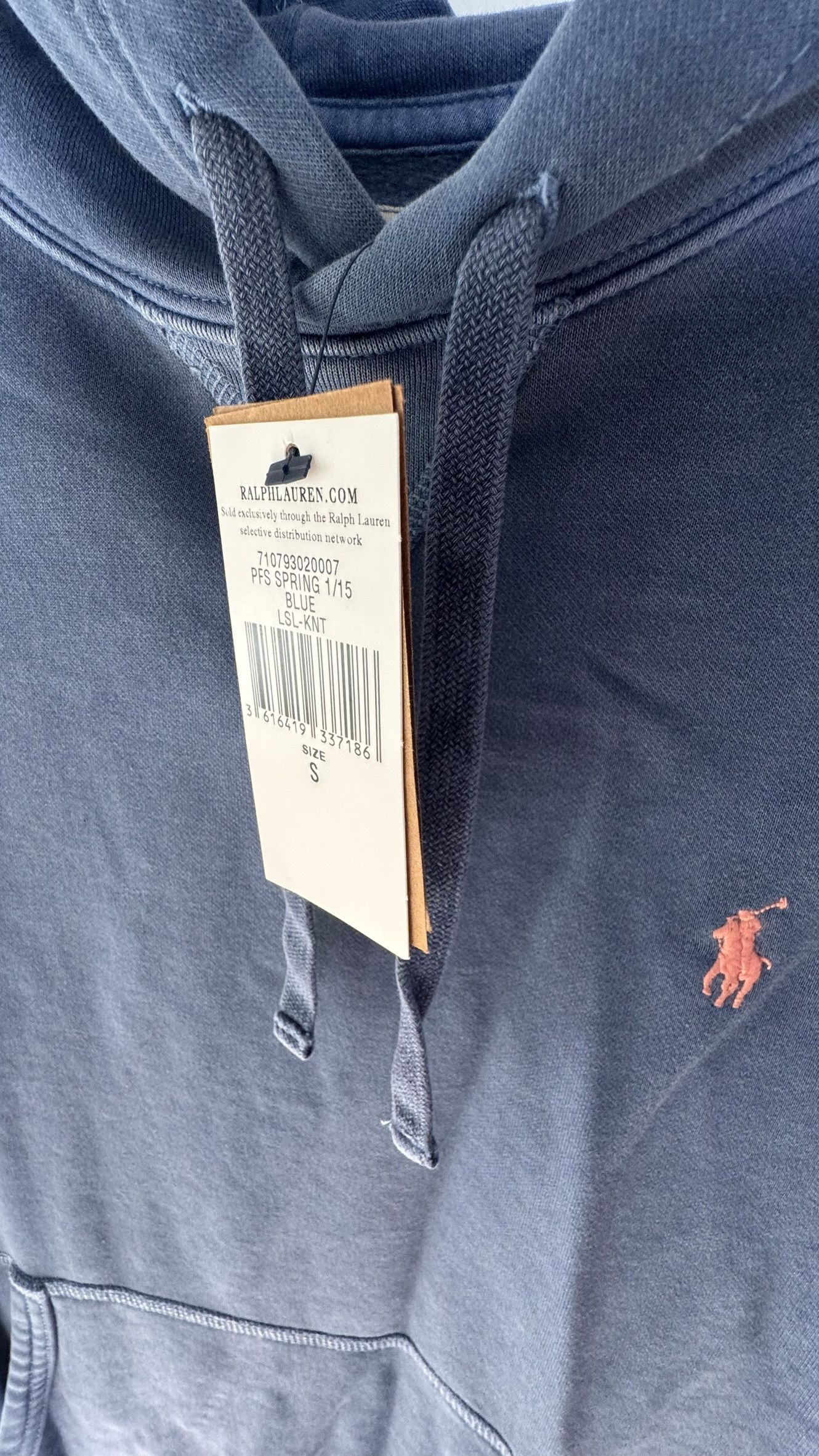 Polo Ralph Lauren Polo Ralph Lauren Vintage Wash Hoodie Deadstock NWT 2015 Size US S / EU 44-46 / 1 - 3 Thumbnail