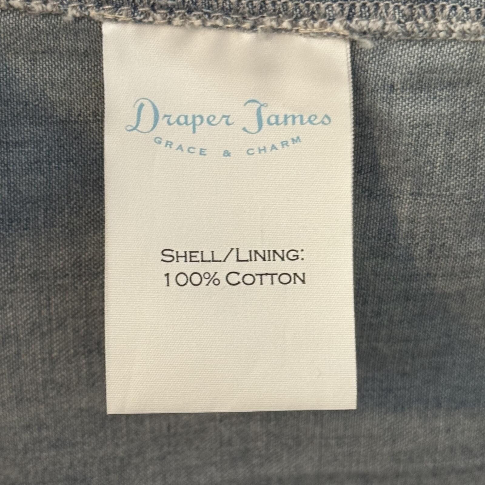Other Draper James Embroidered Denim Shirt XS Size XS / US 0-2 / IT 36-38 - 4 Thumbnail