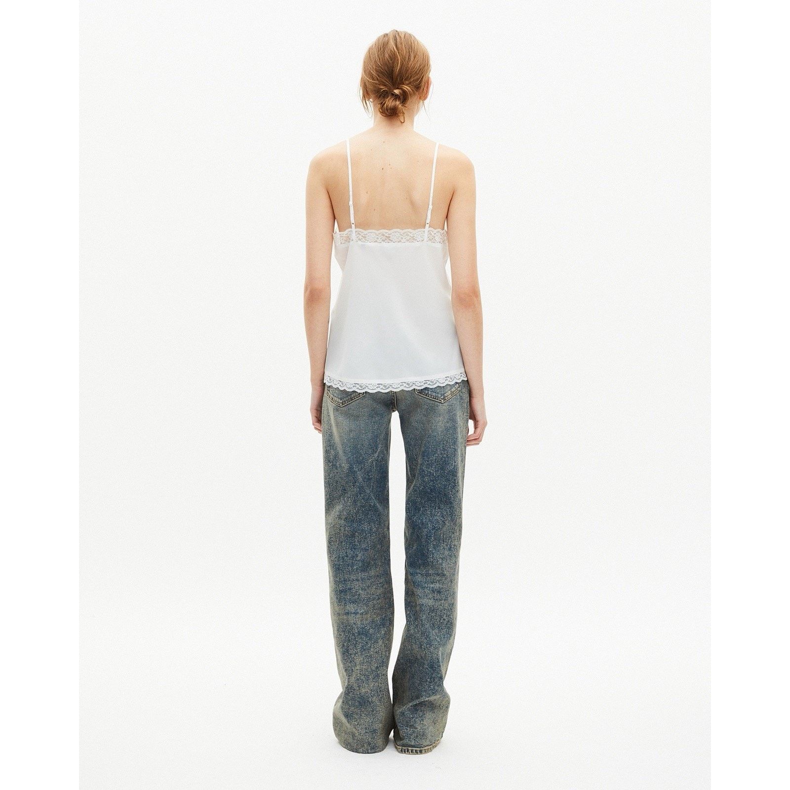 The Kooples The Kooples Women's LaceEmbroidered Silk Camisole Top Size 0 Size XS / US 0-2 / IT 36-38 - 4 Thumbnail