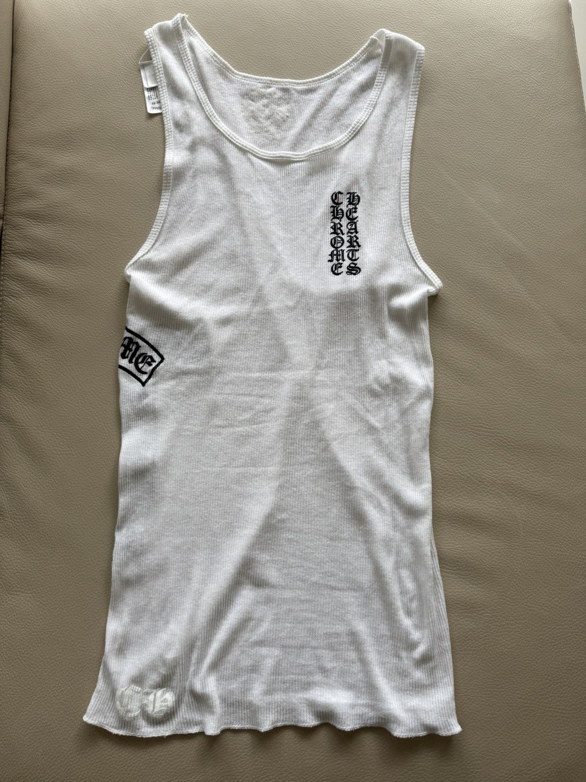 Chrome Hearts Chrome Hearts T-Bar Tanktop White Size US L / EU 52-54 / 3 - 1 Thumbnail