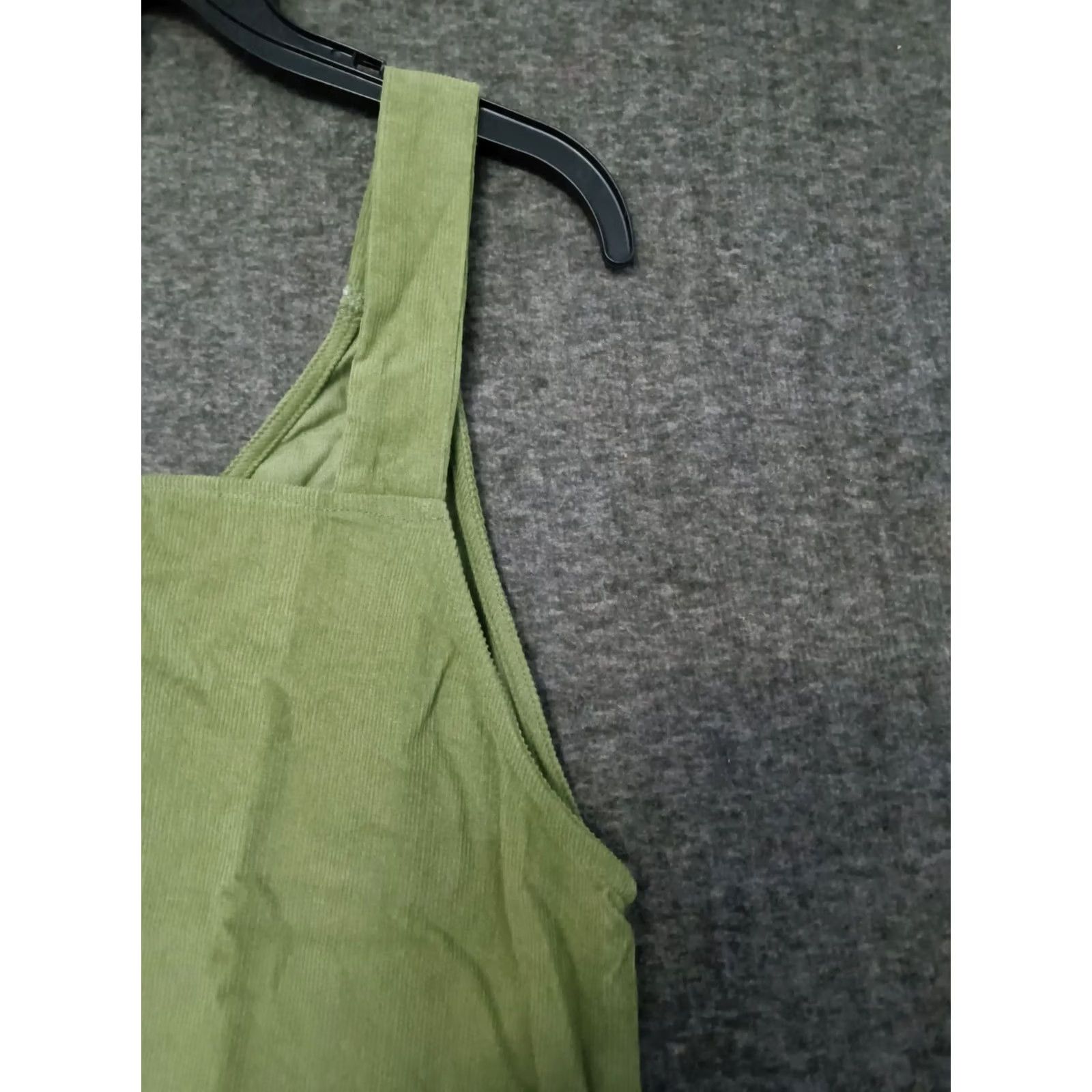 Vintage Nike Wild Fable Tank Top Shirt Womens L Green 100% Cotton Square Neck Sleeveless Breathable Lightweight Summer Beach Slimming Comfort Size L / US 10 / IT 46 - 6 Thumbnail