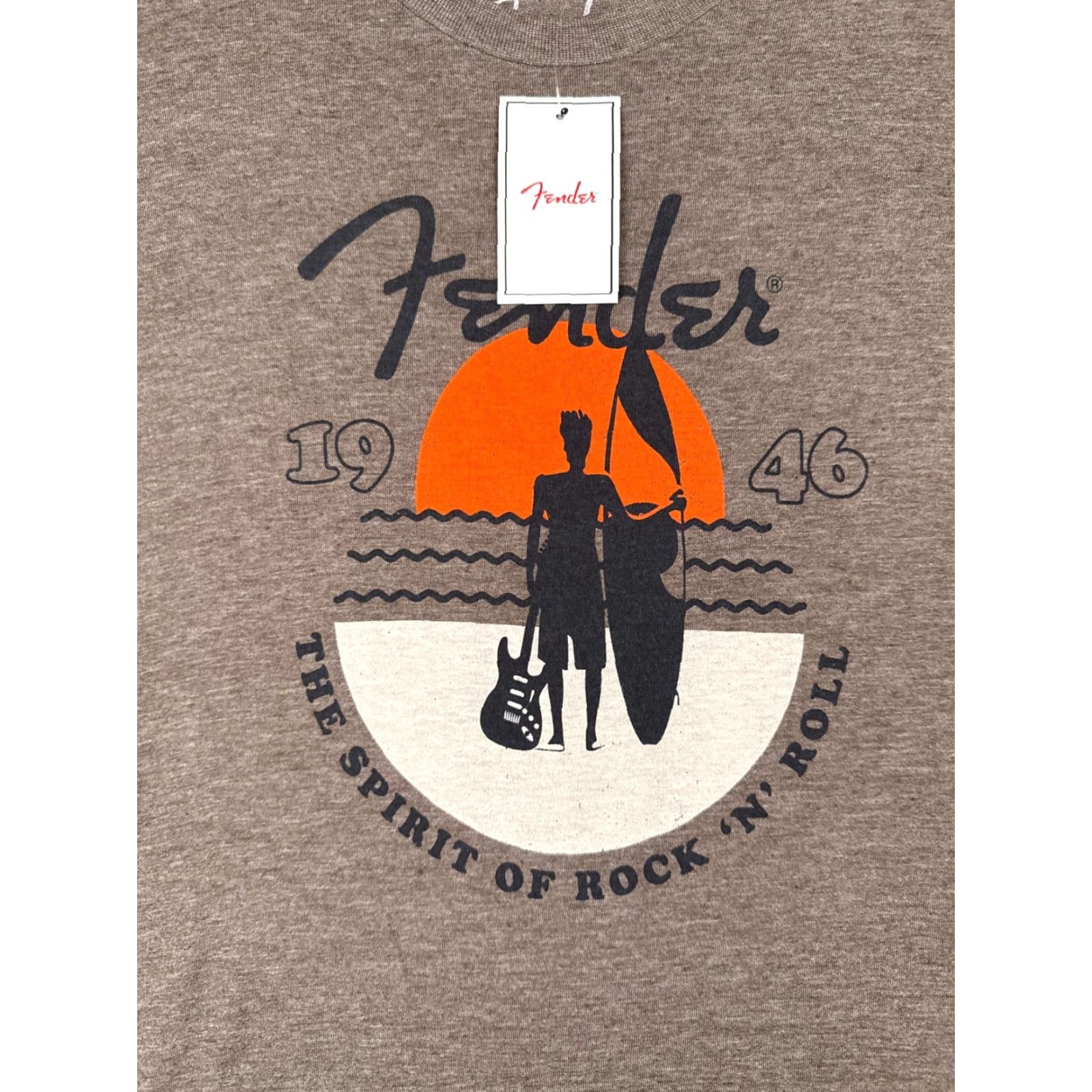 Fender Fender Shirt Men Medium Olive Heather Spirit Of Rock And Roll Sunset Surfer T-Shirt Size US M / EU 48-50 / 2 - 6 Thumbnail