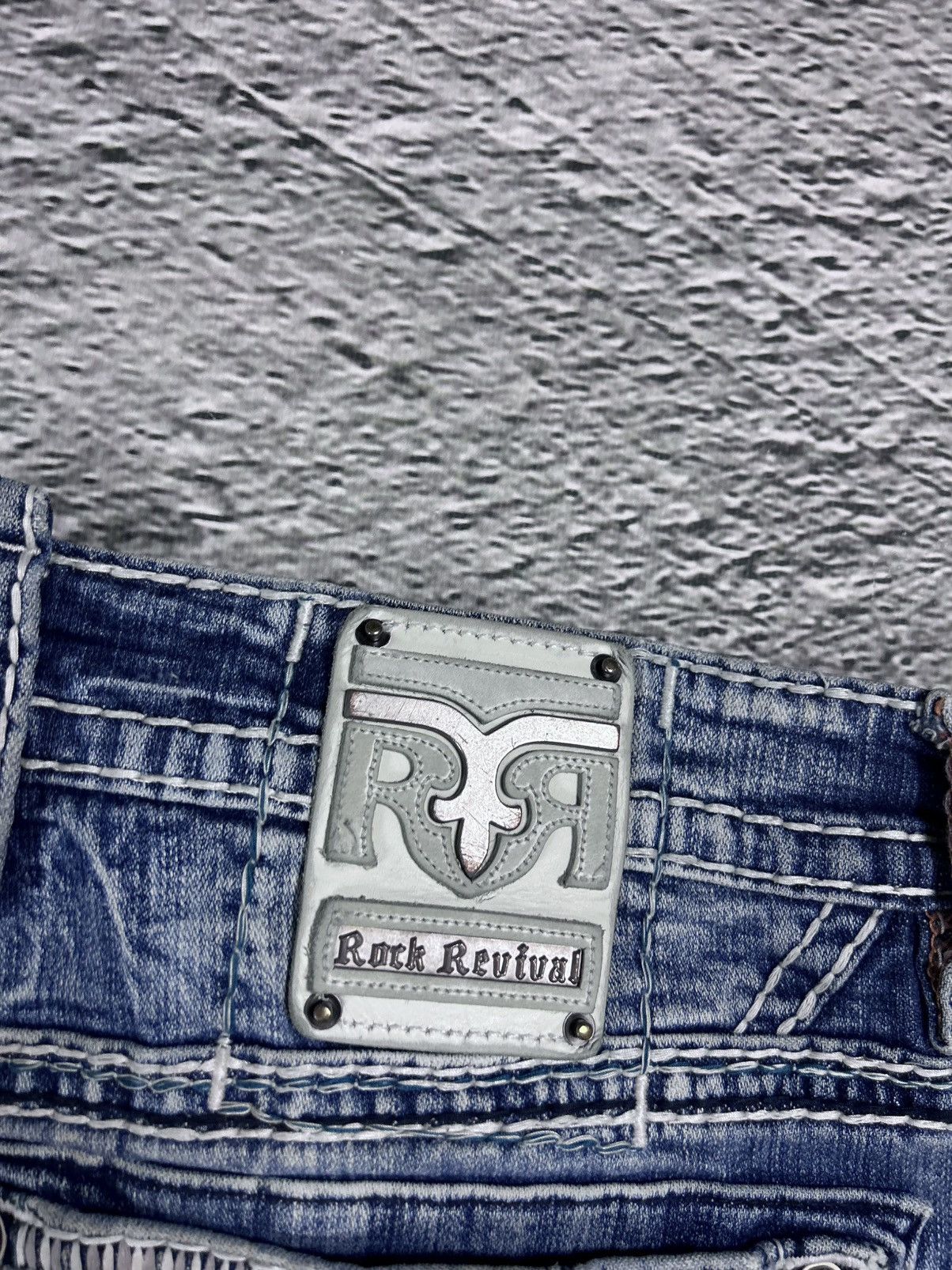 Rock Revival Rock Revival vintage baby blue jeans Y2K straight jamon Size US 36 / EU 52 - 5 Thumbnail