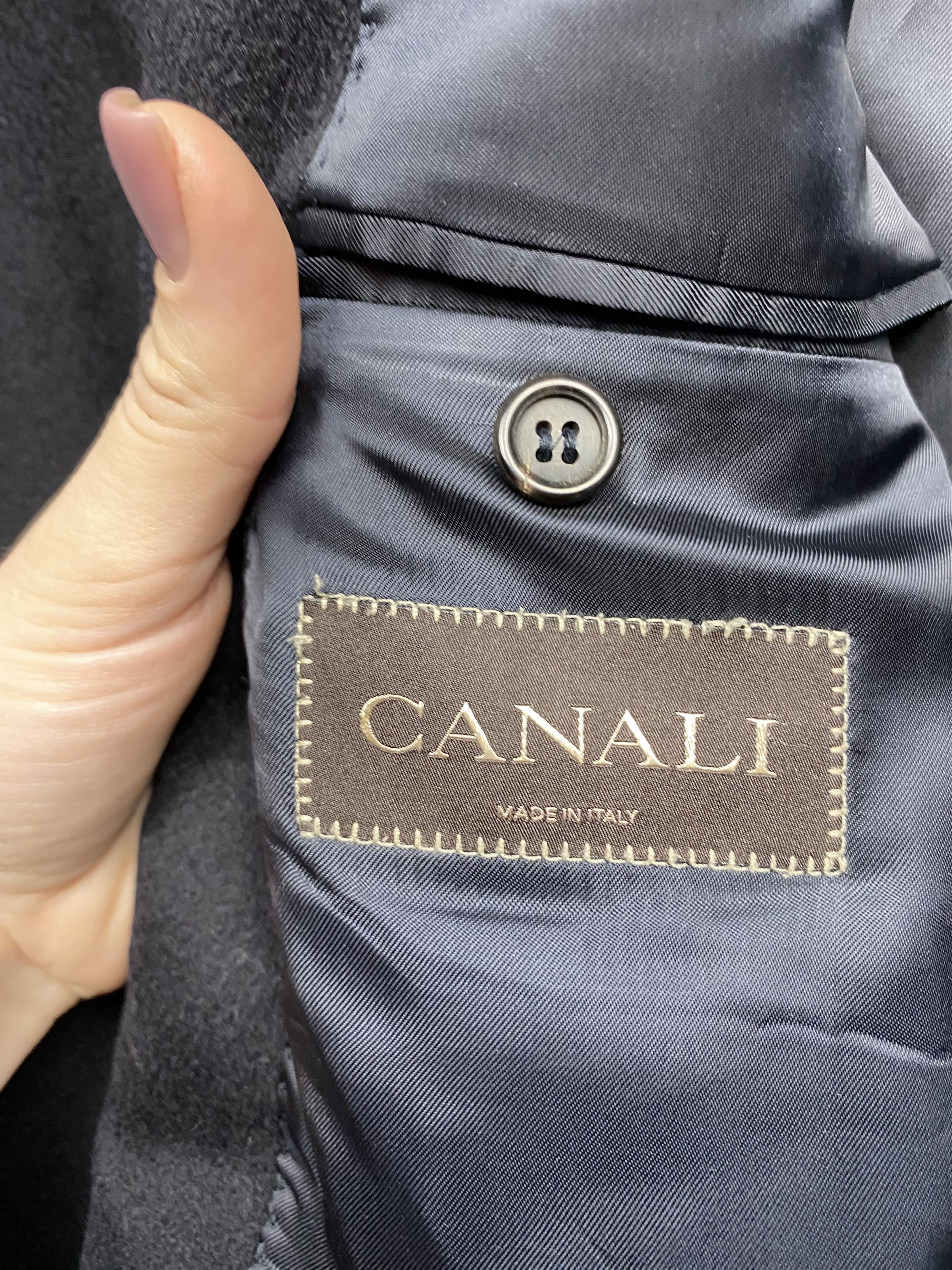 Canali Canali Vintage Mens Cashmere Wool Blazer Jacket Size US XL / EU 56 / 4 - 5 Thumbnail