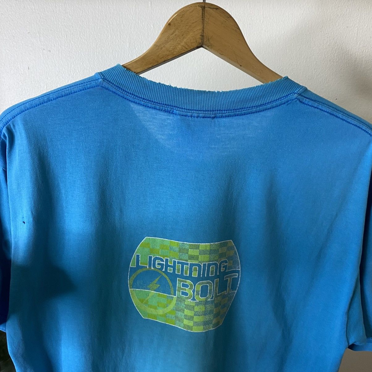 Lightning Bolt Vintage 90s Lightning Bolt Surf Back Graphic T Shirt Size US M / EU 48-50 / 2 - 2 Thumbnail