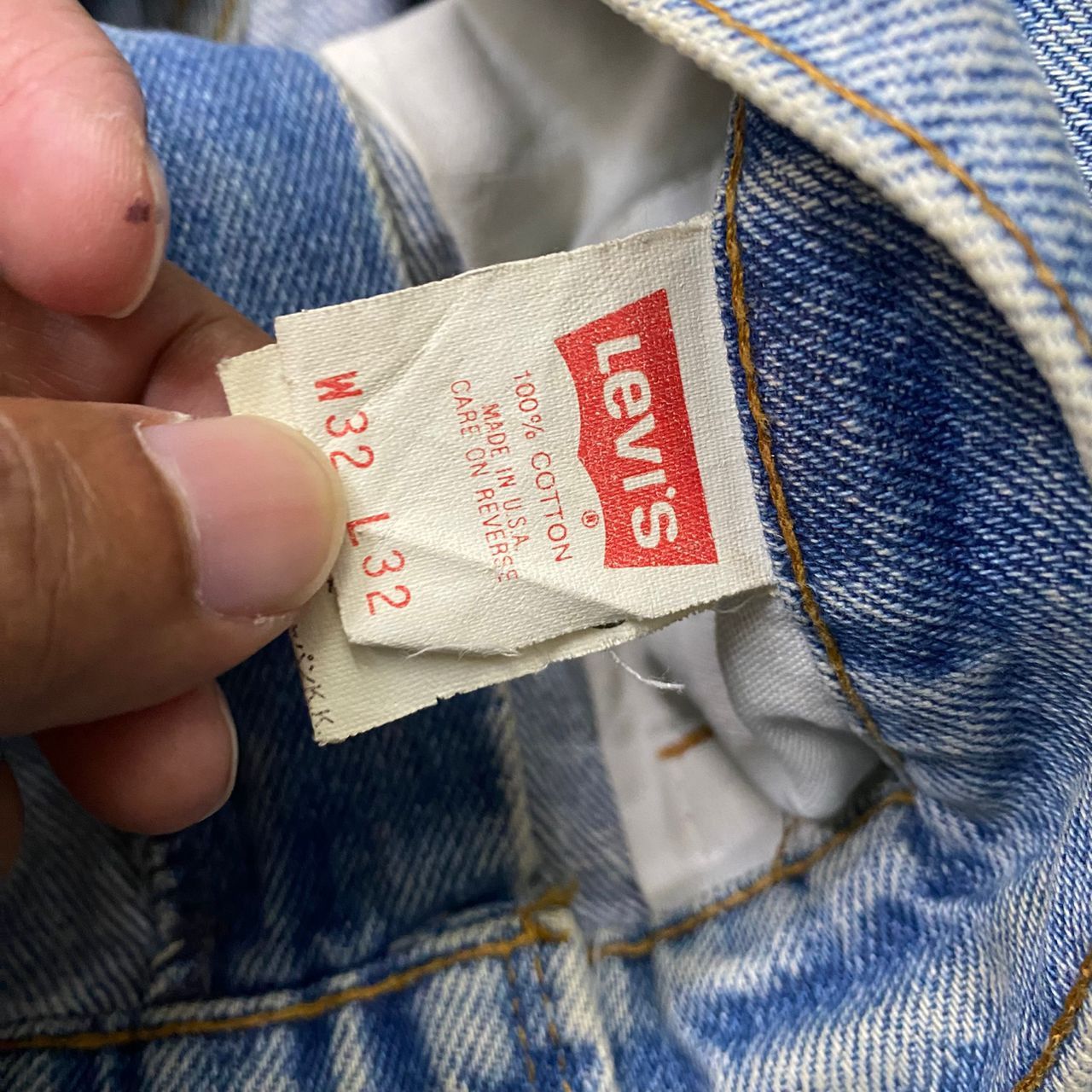 Levi's Vintage Clothing Vintage 90s Levis Distressed Denim Kurt Cobain Style Size US 32 / EU 48 - 18 Thumbnail