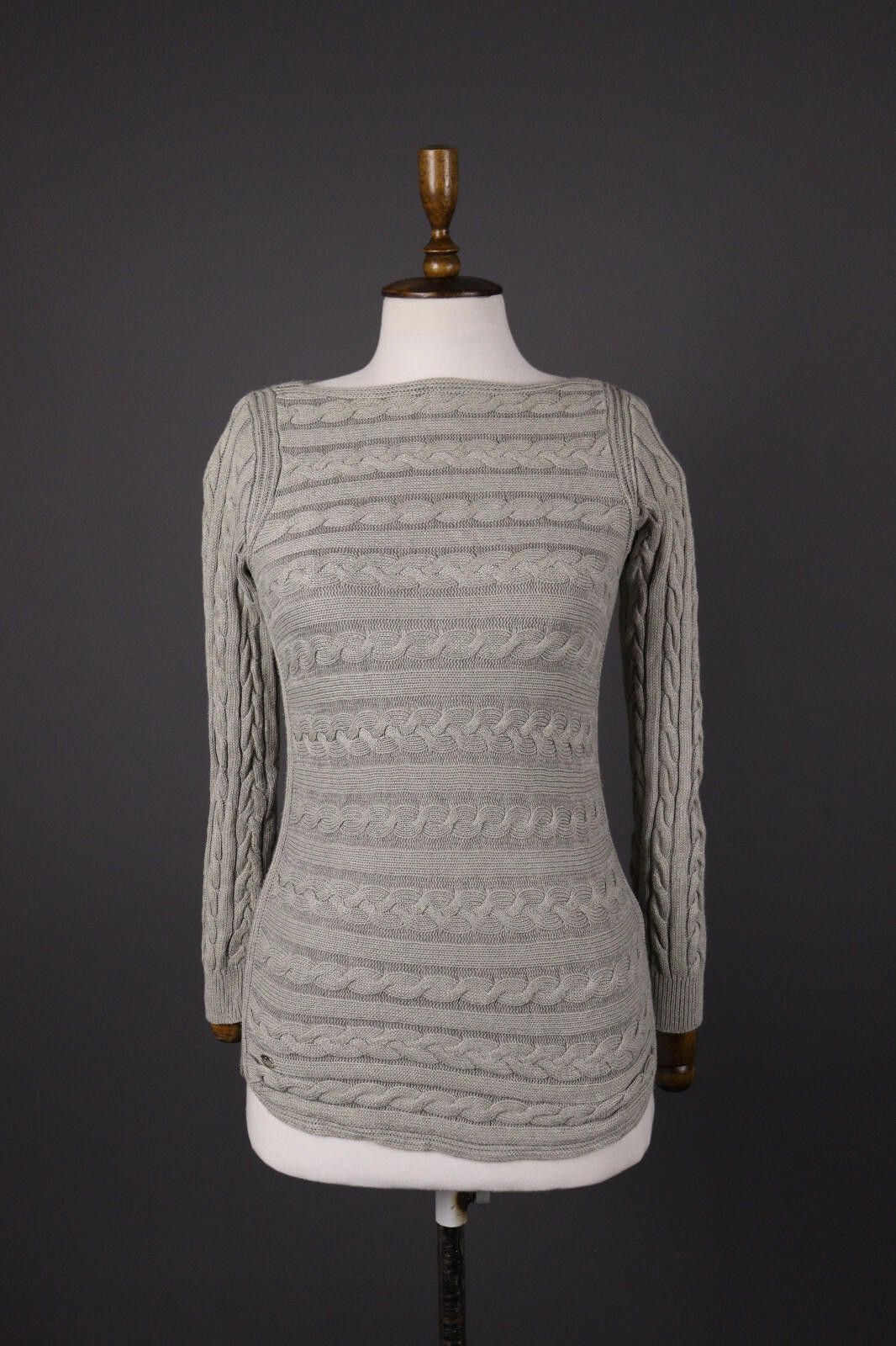 Lauren Ralph Lauren Lauren Ralph Lauren Gray Cable Knit Sweater Size XS Size XS / US 0-2 / IT 36-38 - 1 Thumbnail