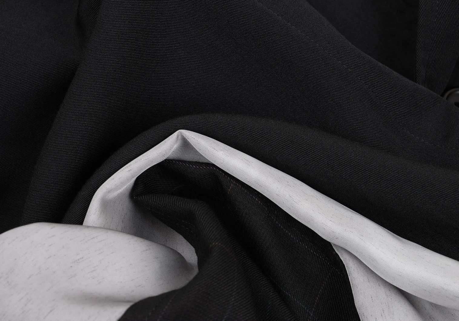Comme des Garcons Homme Plus Color Block Sleeve Coat in Black and Gray, Size M Size US M / EU 48-50 / 2 - 14 Thumbnail