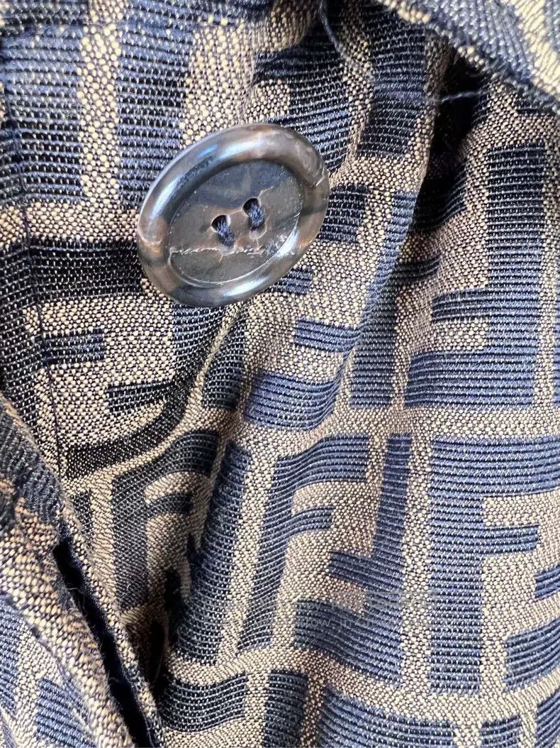 Fendi Fendi Printed Long Windbreaker Coat Size US M / EU 48-50 / 2 - 4 Thumbnail