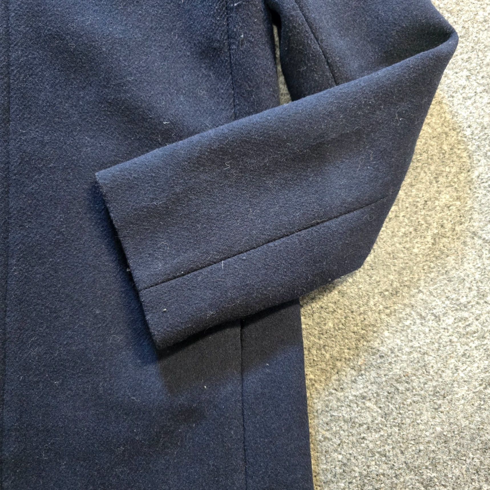 J.Crew J Crew Jacket Womens Blue Wool Heavy Full Zip Capsule Classic Size 2 Size XS / US 0-2 / IT 36-38 - 3 Thumbnail