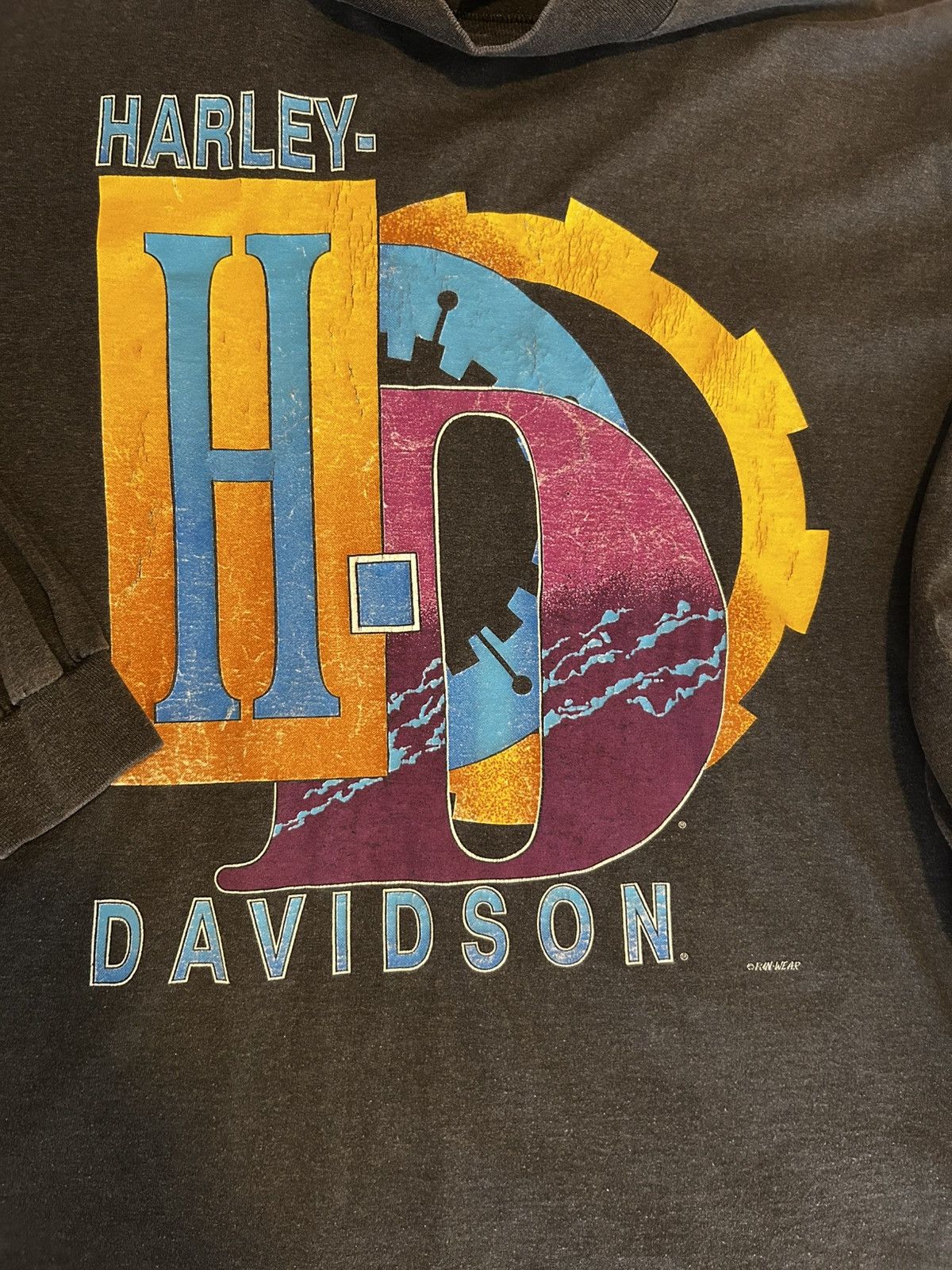 Harley Davidson Extremely rare Harley Davidson x rainwear long sleeve shirt Size US XL / EU 56 / 4 - 2 Thumbnail