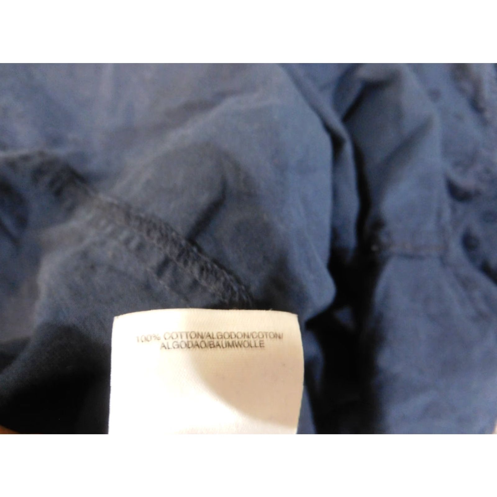 Jones New York Jones New York Shirt Button-Up Womens L Blue Geometric Cotton Rayon Casual Stretch Regular Size L Size L / US 10 / IT 46 - 6 Thumbnail