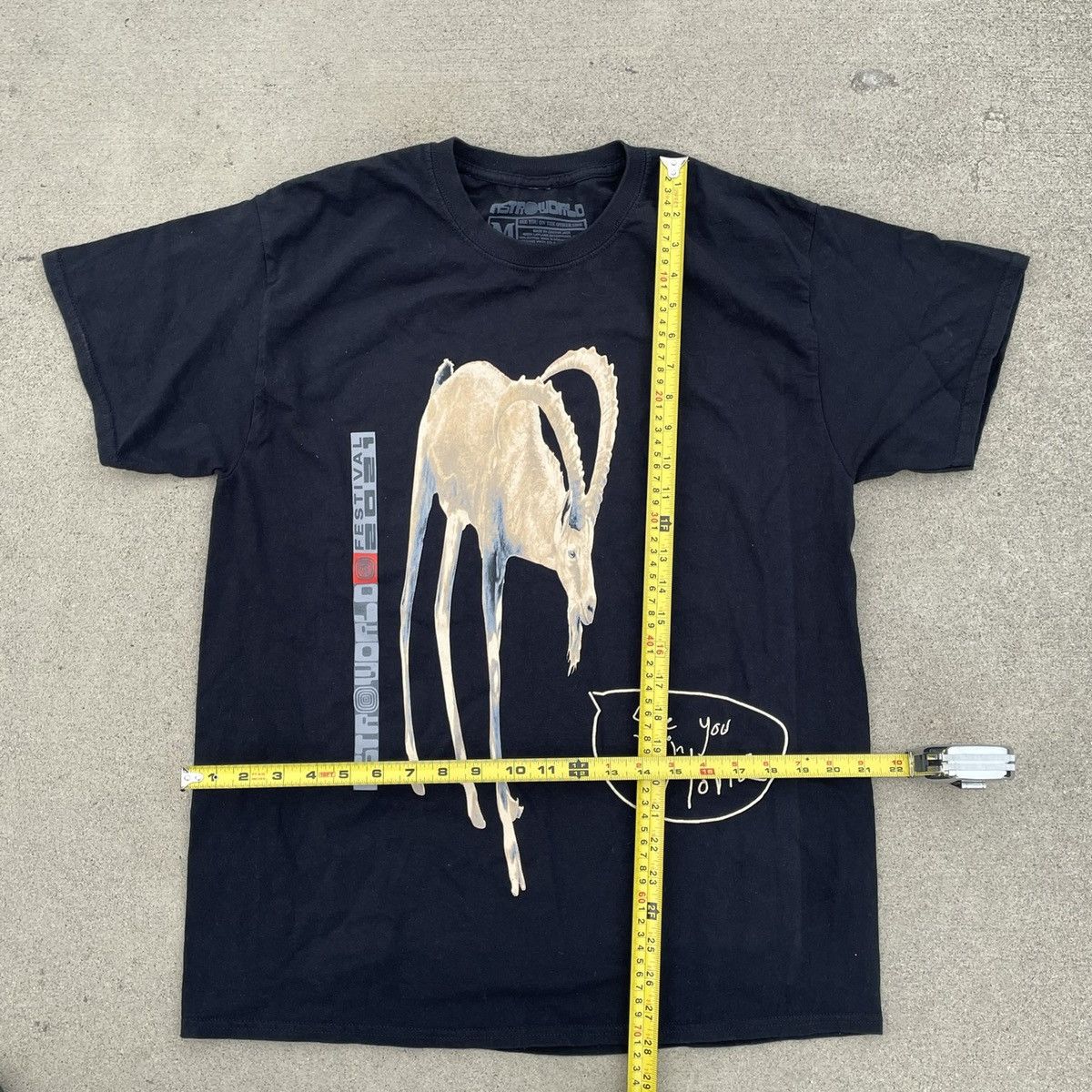 Travis Scott Rare Astrofest 2021 Travis Scott Goat shirt Utopia Mountain Size US M / EU 48-50 / 2 - 6 Thumbnail
