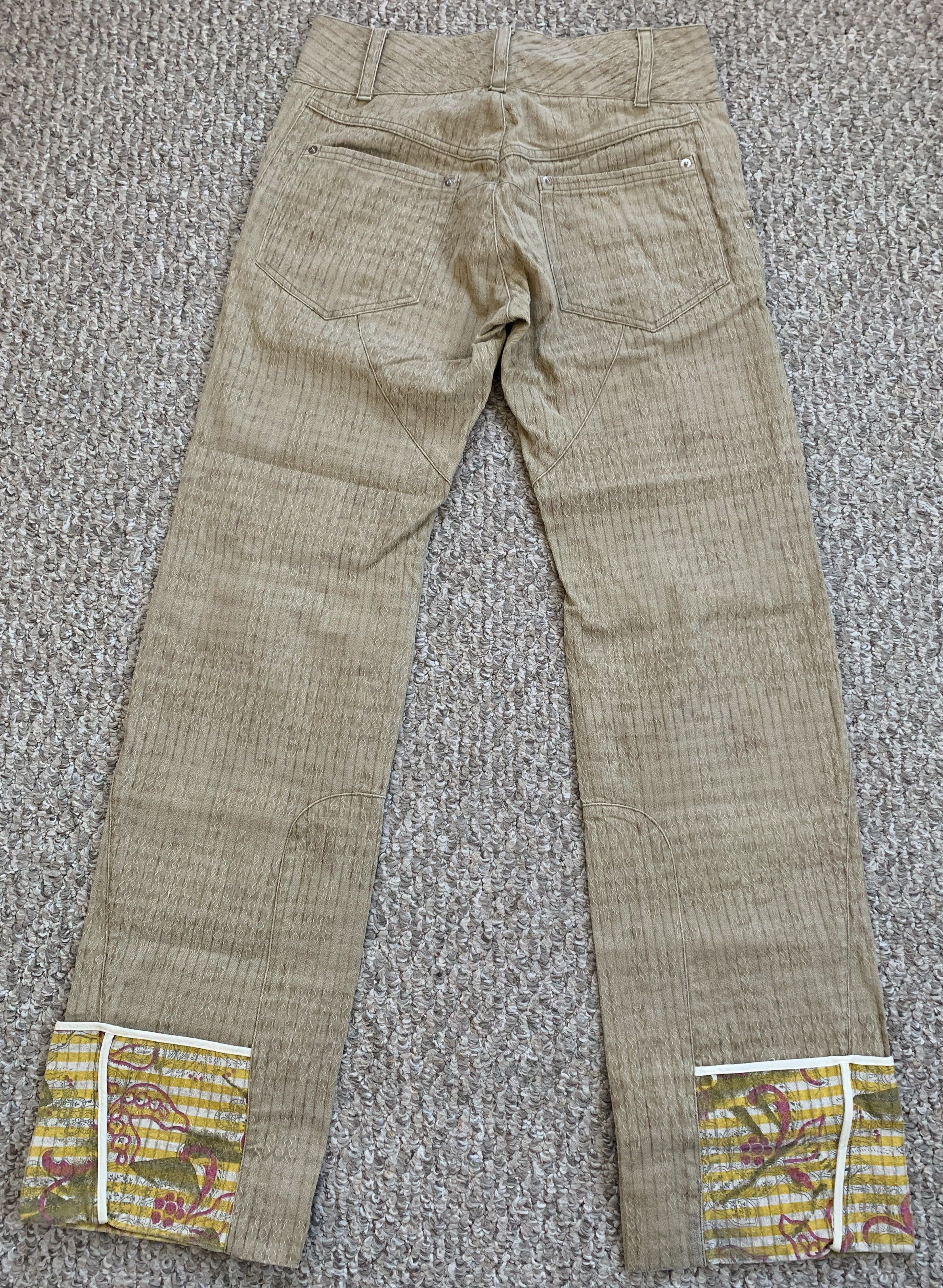 Vivienne Westwood Vivienne Westwood Man Textured Floral Print Cargo Pants Size US 30 / EU 46 - 8 Thumbnail