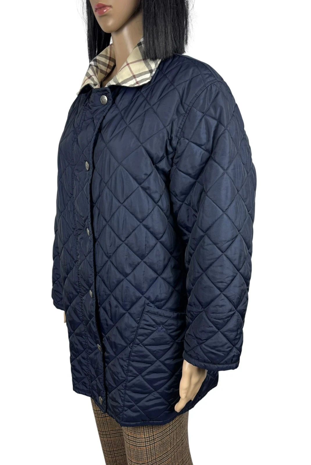 Burberry Burberry Vintage Quilted Jacket Check Women size DE40 Size M / US 6-8 / IT 42-44 - 4 Thumbnail