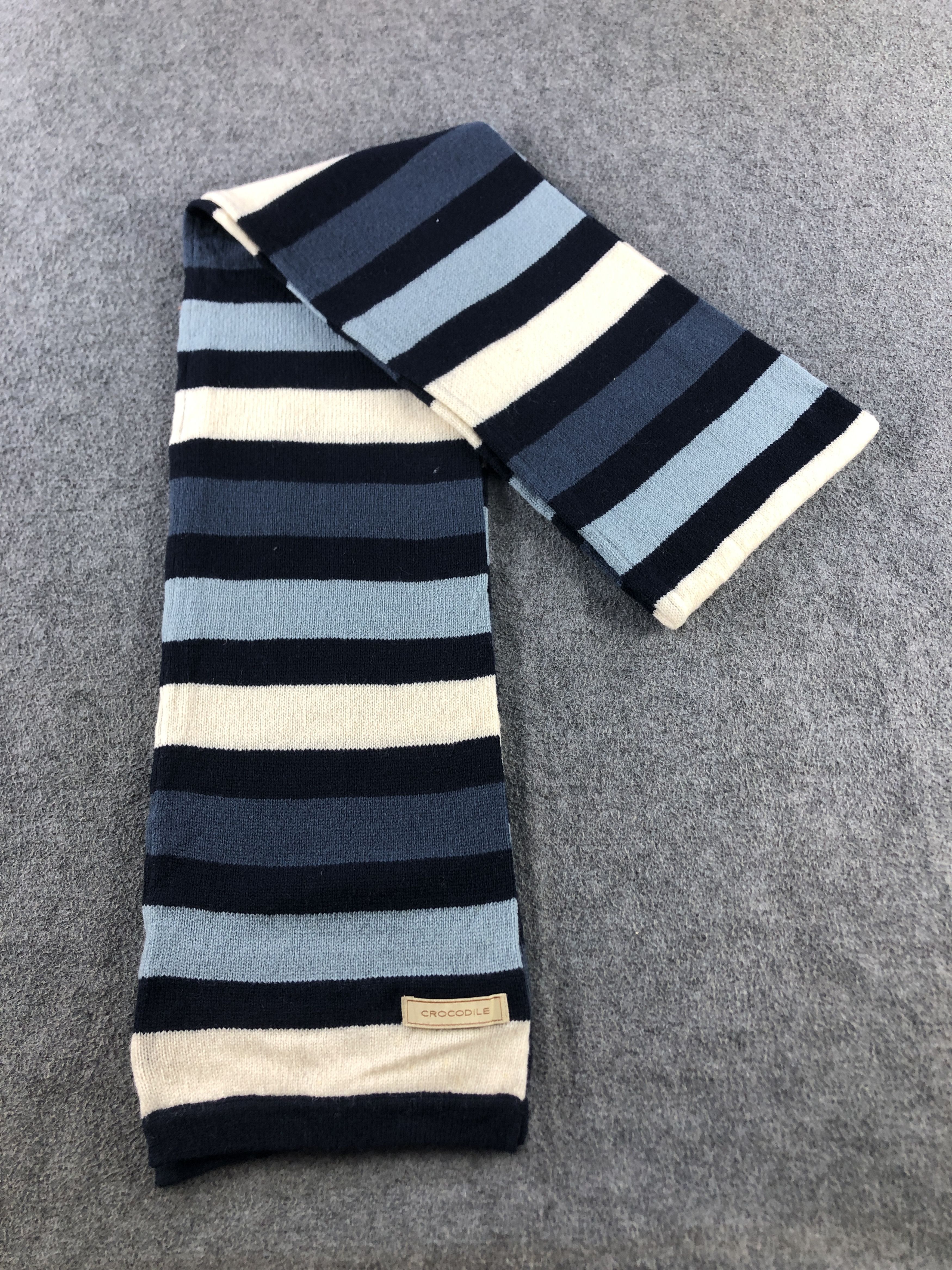 Vintage Crocodile Scarf / Muffler / Neckwear P804 Size ONE SIZE - 5 Thumbnail
