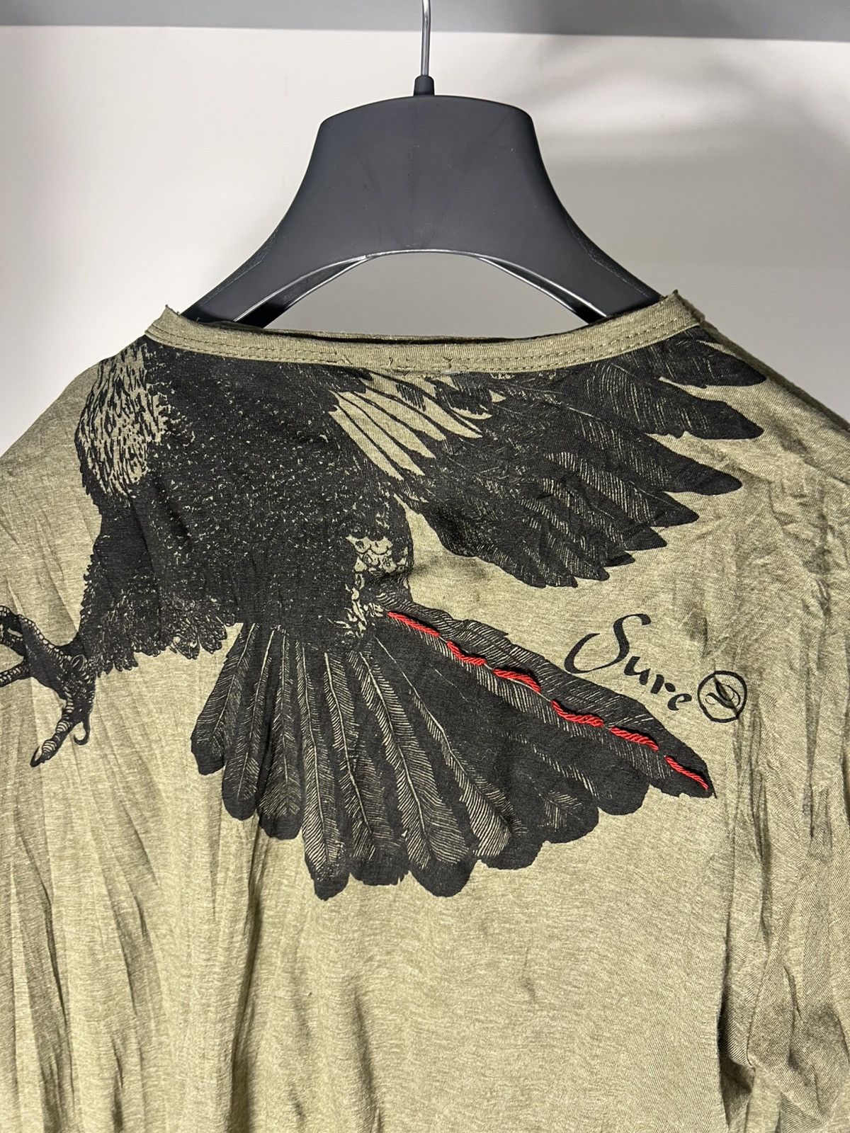 Japanese Brand × Vintage VERY RARE ITALIAN DESIGNER EAGLES LONG SLEEVE RETRO Y2K 90s Size US M / EU 48-50 / 2 - 9 Thumbnail