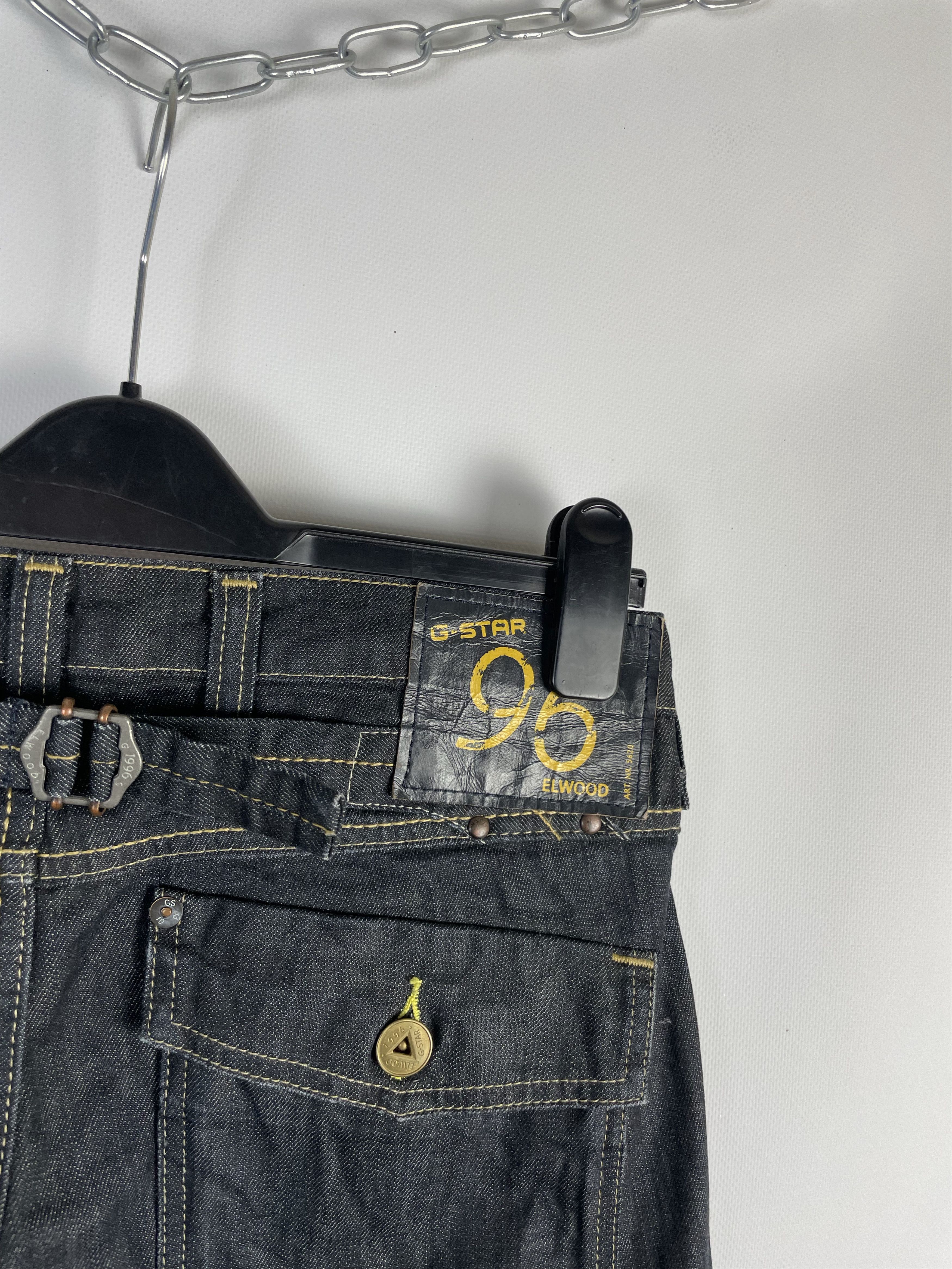 G-Star × Vintage Vintage G-Star Raw 96 Pants Double Knee Jeans Size US 28 / EU 44 - 4 Thumbnail