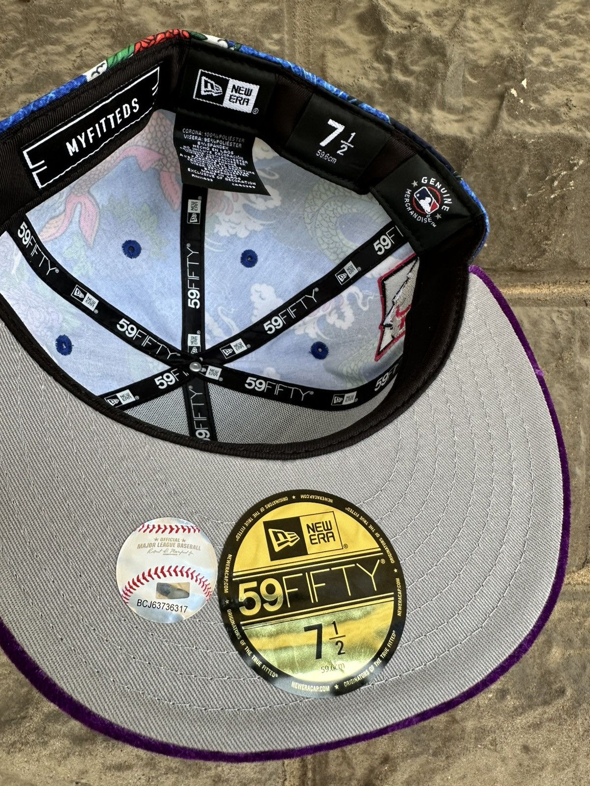 Hat Club 7 1/2 Colorado Rockies 25th Anniversary Koi Pond Rockwell Size ONE SIZE - 5 Thumbnail