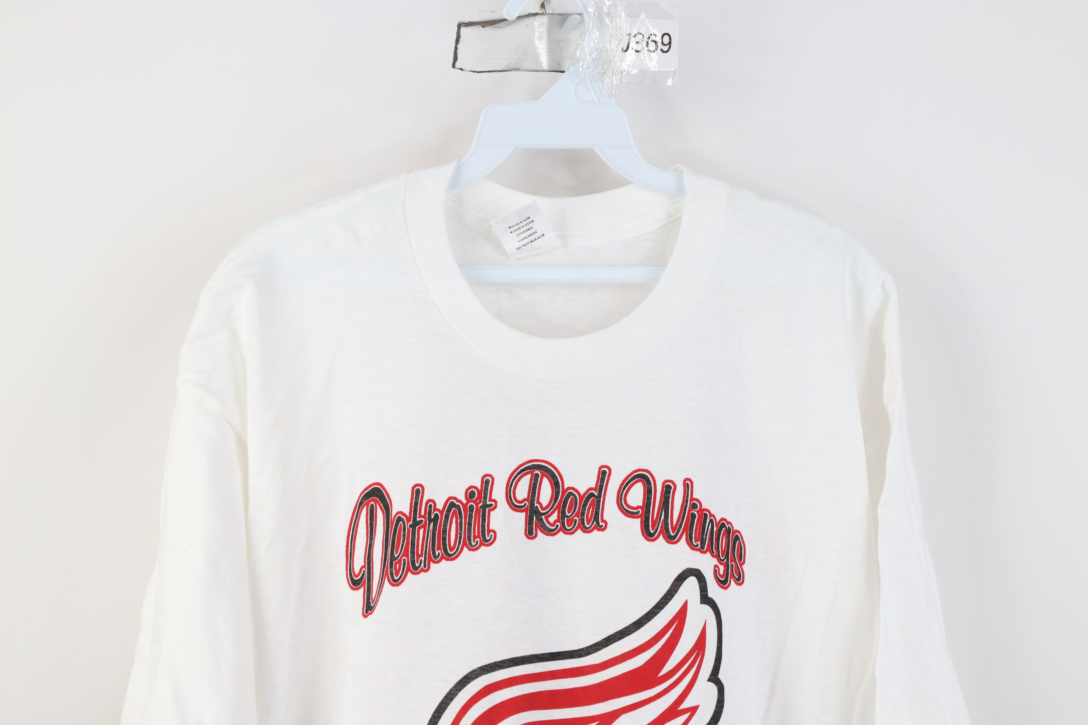 Vintage Vintage 90s 1997 Champions Detroit Red Wings Hockey T-Shirt Size US XL / EU 56 / 4 - 2 Thumbnail