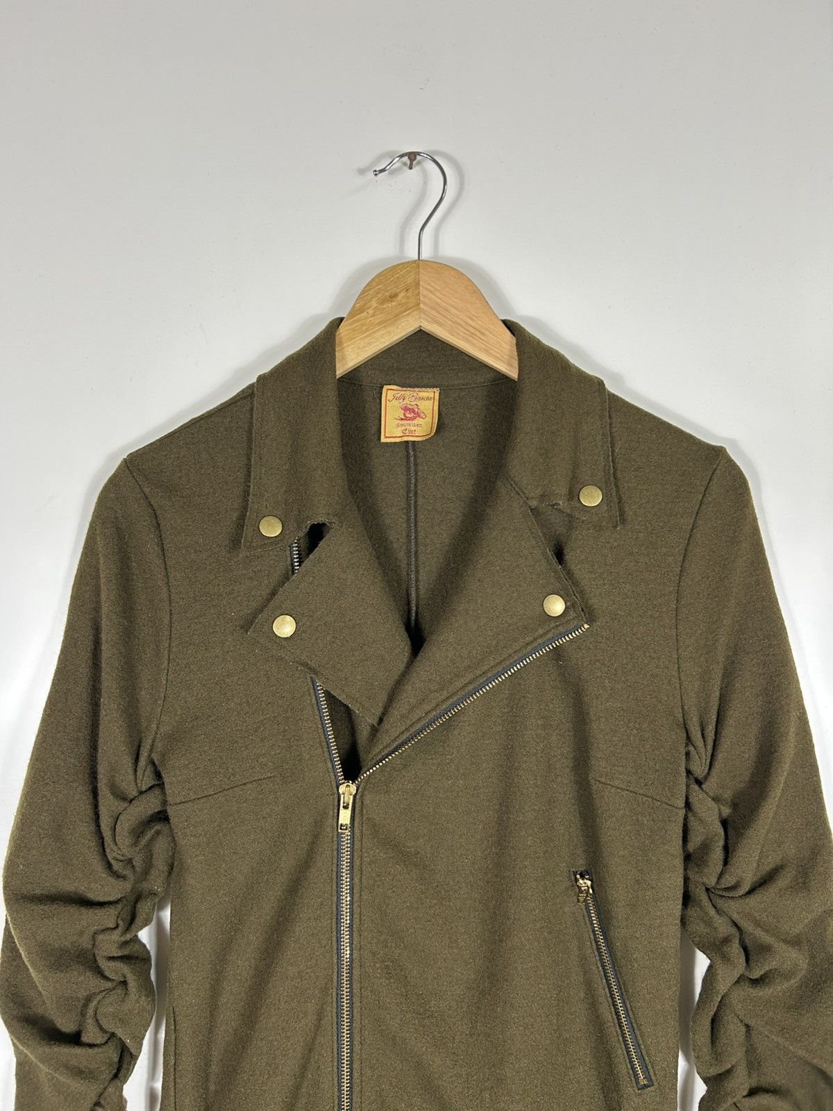 Japanese Brand 🔥Rare Jelly Garcia Japan Wool Double Collar Long Jacket Size S / US 4 / IT 40 - 5 Thumbnail