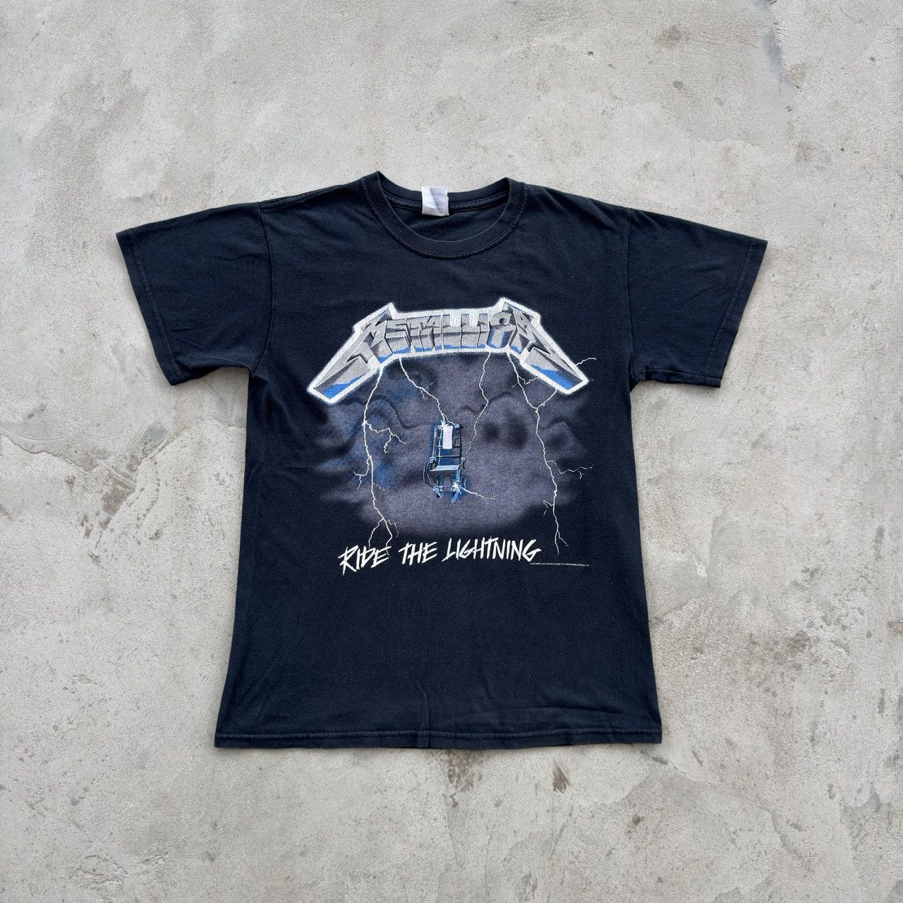 Metallica Vintage Metallica Ride The Lightning Rock Graphic Tee S Size US S / EU 44-46 / 1 - 1 Thumbnail