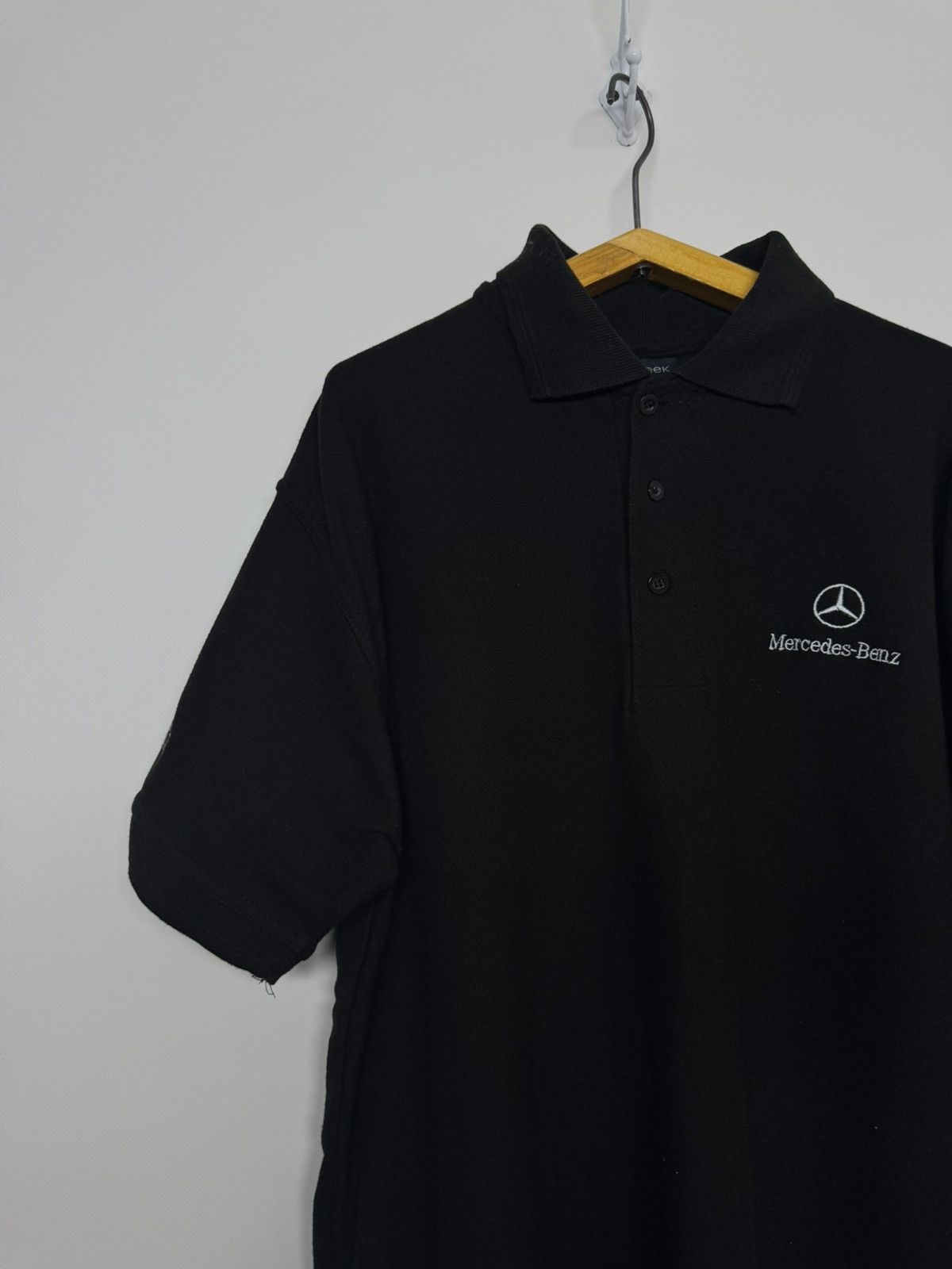 Mercedes-Benz Vintage Y2k Mercedes Bens Polo T-Shirt 00’s Size US M / EU 48-50 / 2 - 6 Thumbnail