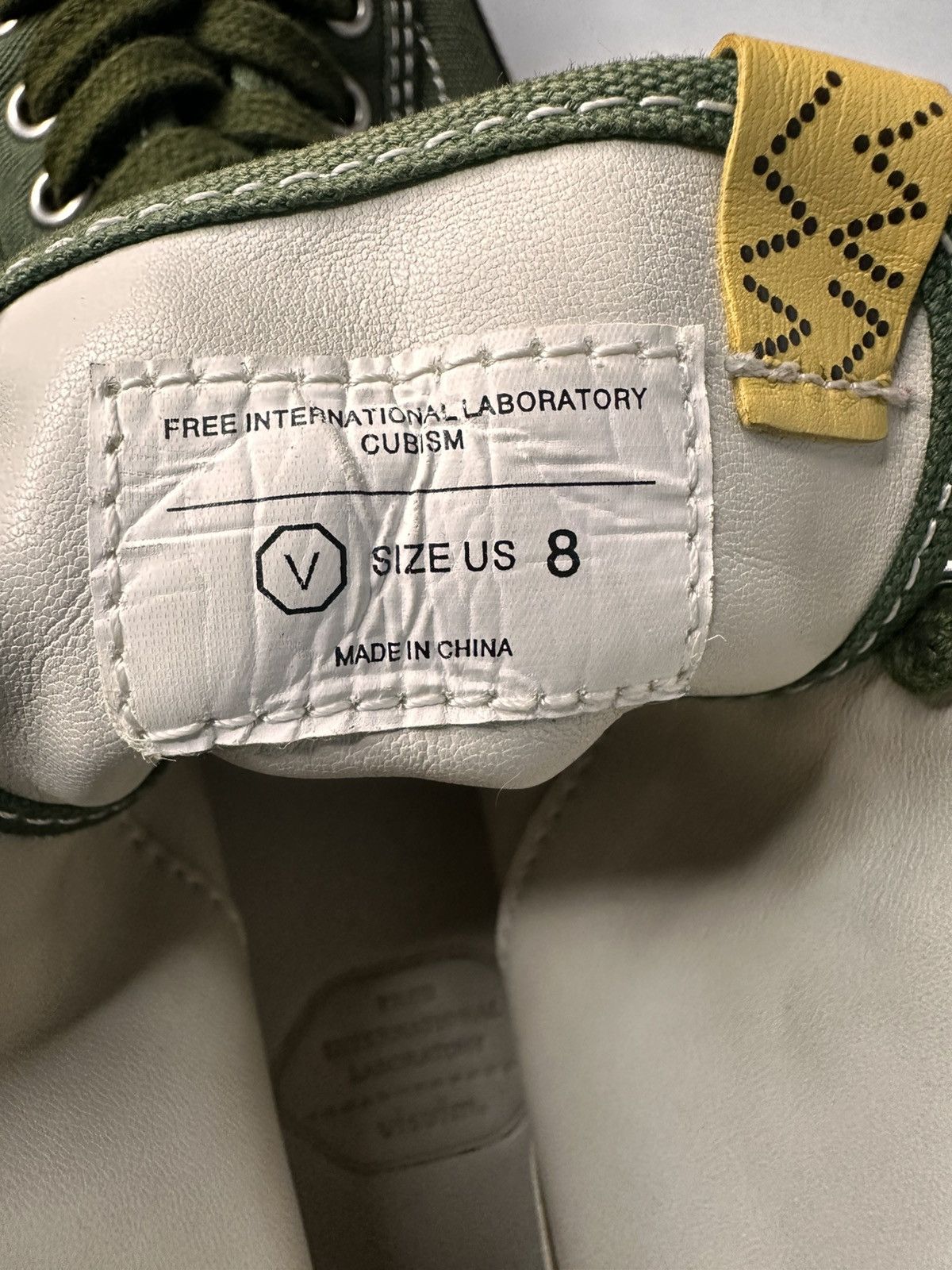 Visvim VISVIM SKAGWAY GREEN HI TOP SNEAKERS . Size US 8 / EU 41 - 12 Thumbnail