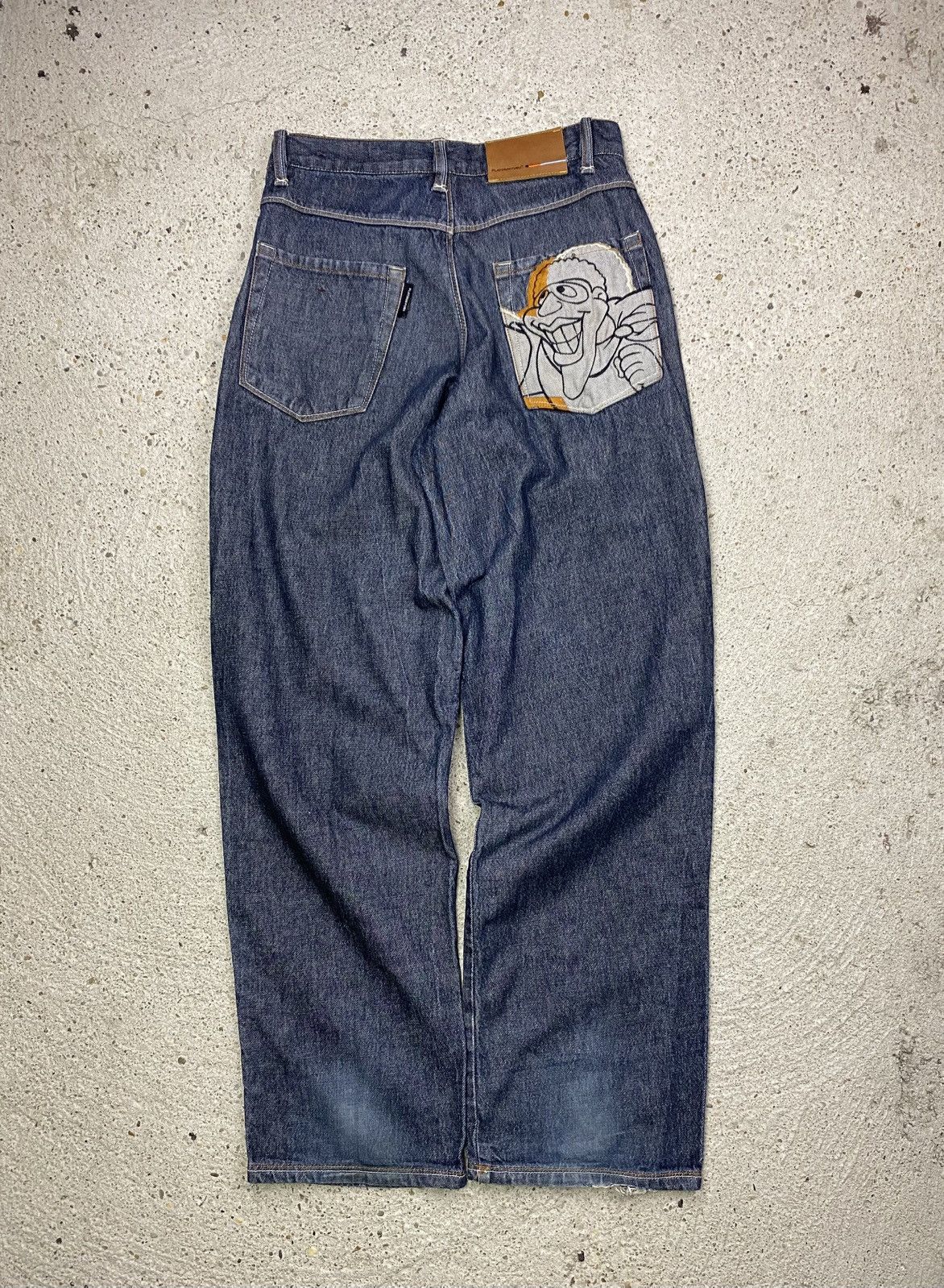 Fubu Fubu platinum raw denim jeans jnco southpole hip hop baggy Size US 34 / EU 50 - 2 Thumbnail