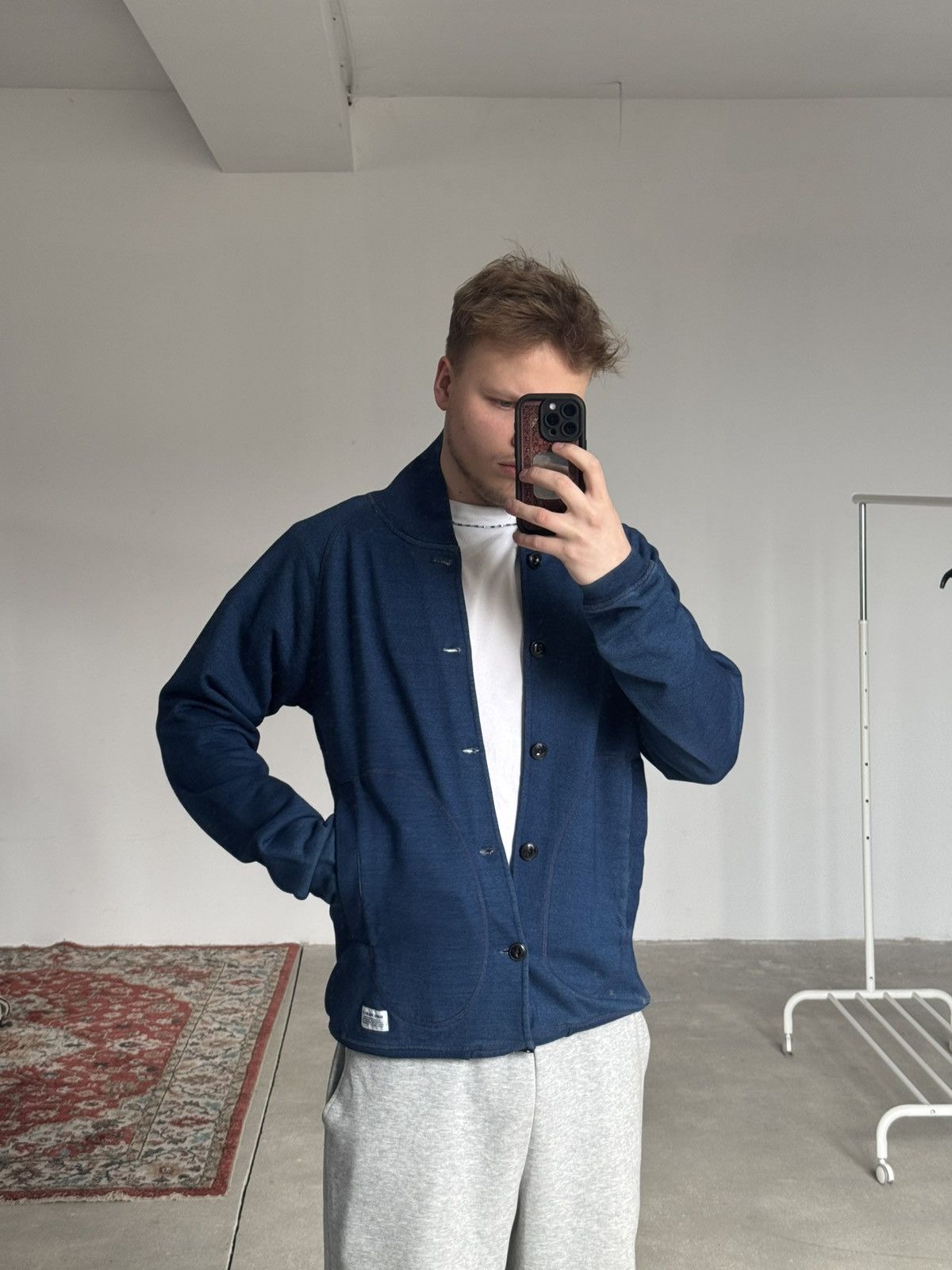 Norse Projects × Vintage Vintage Norse Project Cardigan Navy Size US L / EU 52-54 / 3 - 7 Thumbnail