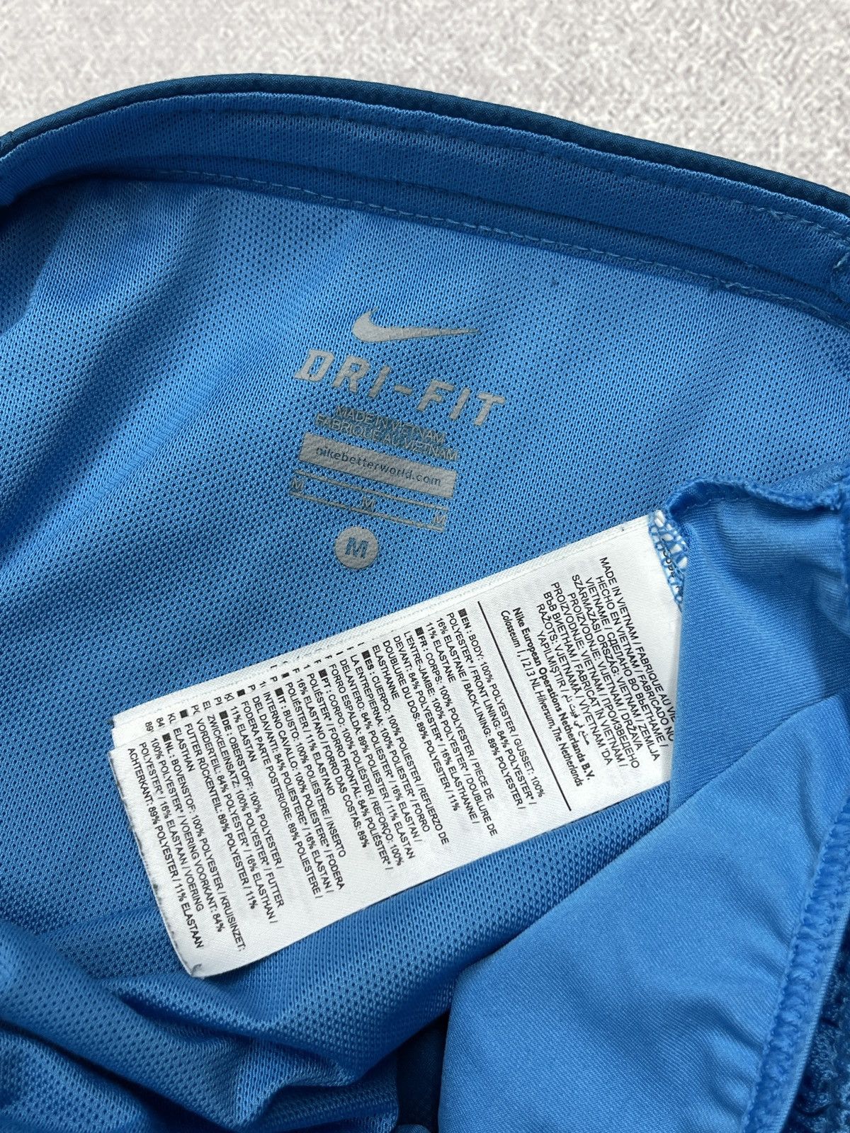 Nike Mens Nike Running Dri Fit Shorts Blue Size M Drill Size US 32 / EU 48 - 8 Thumbnail