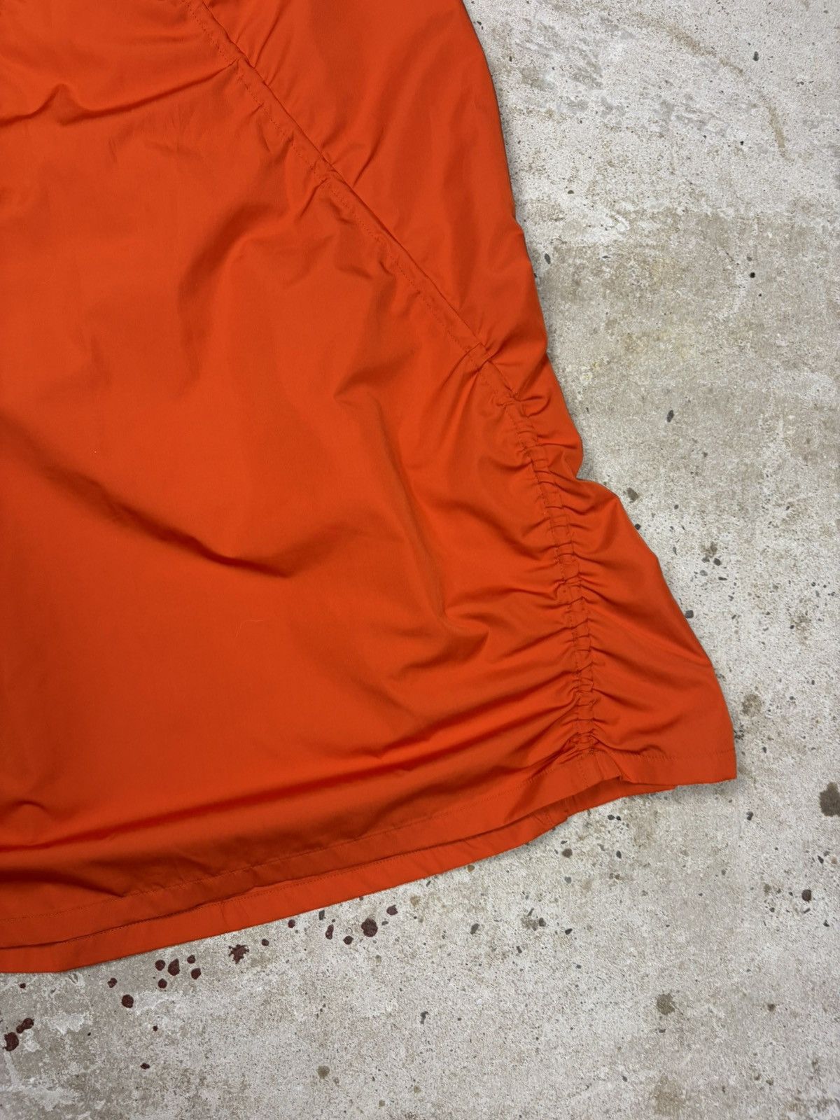 Jil Sander Vintage 2000s Jil Sander Orange Red Drawstring Skirt Size 25" / US 0 / IT 36 - 10 Thumbnail