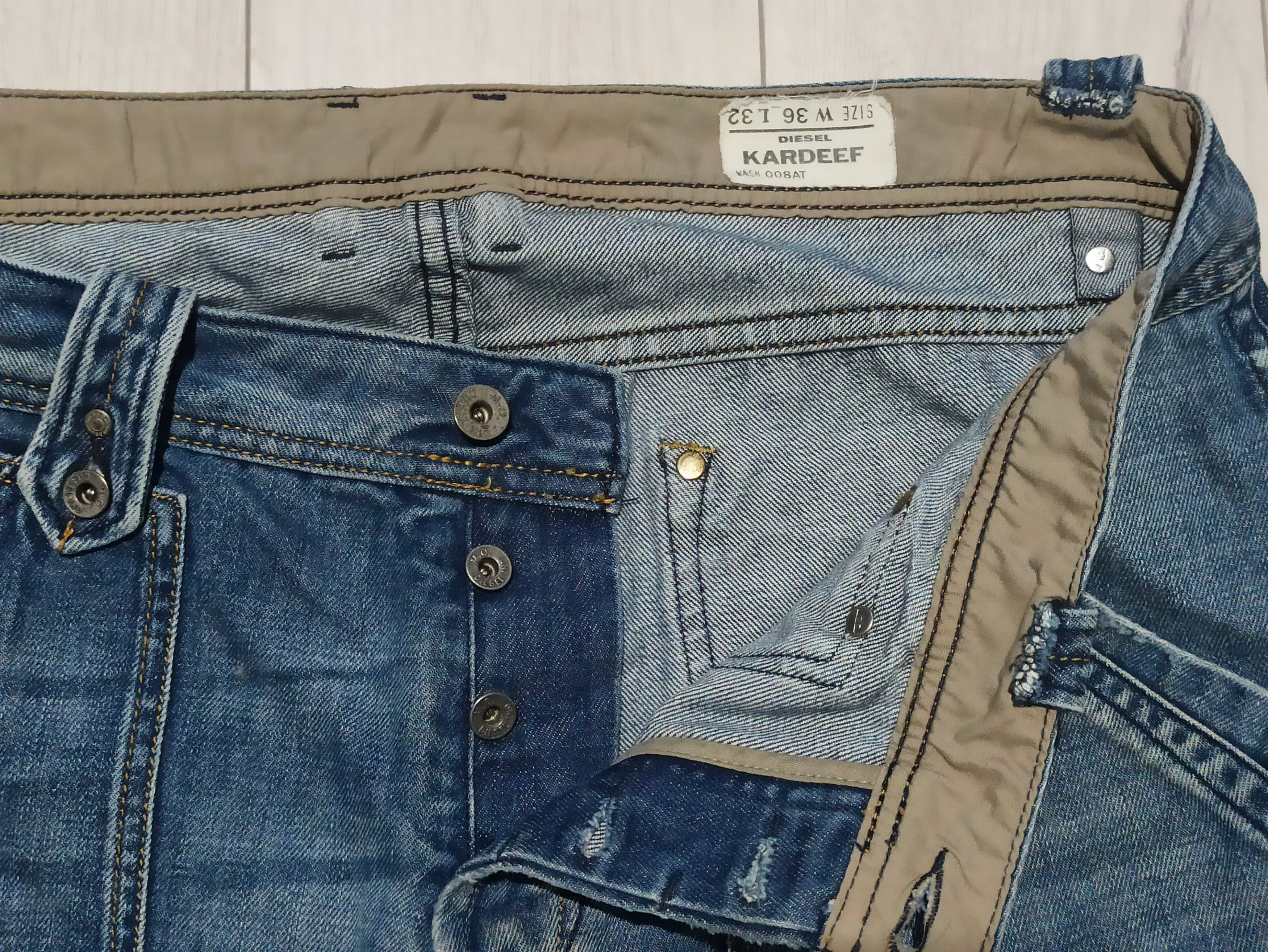 Diesel Diesel Kardeef Jeans Big Pockets Size US 36 / EU 52 - 5 Thumbnail
