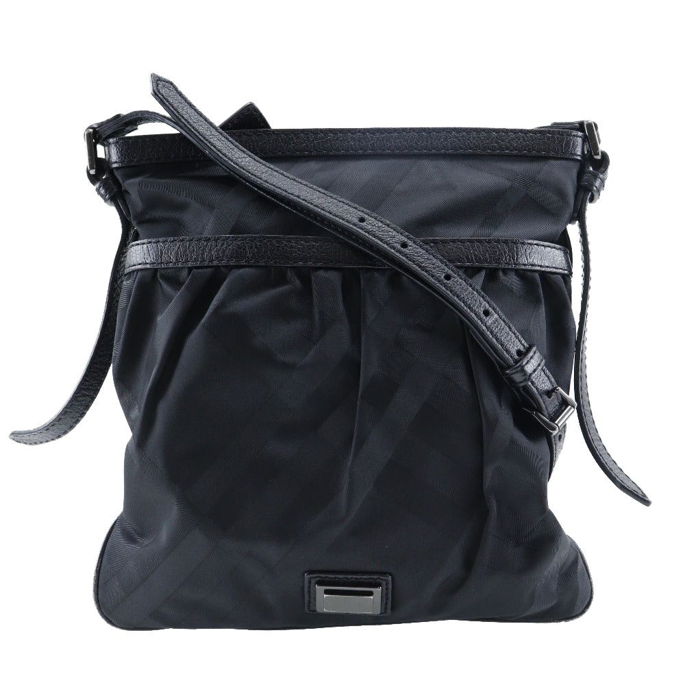 Burberry Nova Check Black Canvas Shoulder Bag (Pre-Owned) Size ONE SIZE - 1 Thumbnail