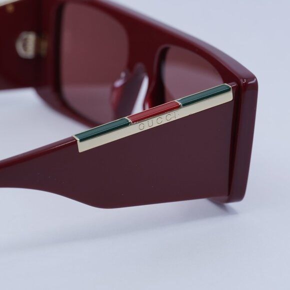 Gucci 🕶️ New Gucci GG1888S 004 Sunglasses - Burgundy Frame, Red Size ONE SIZE - 5 Thumbnail