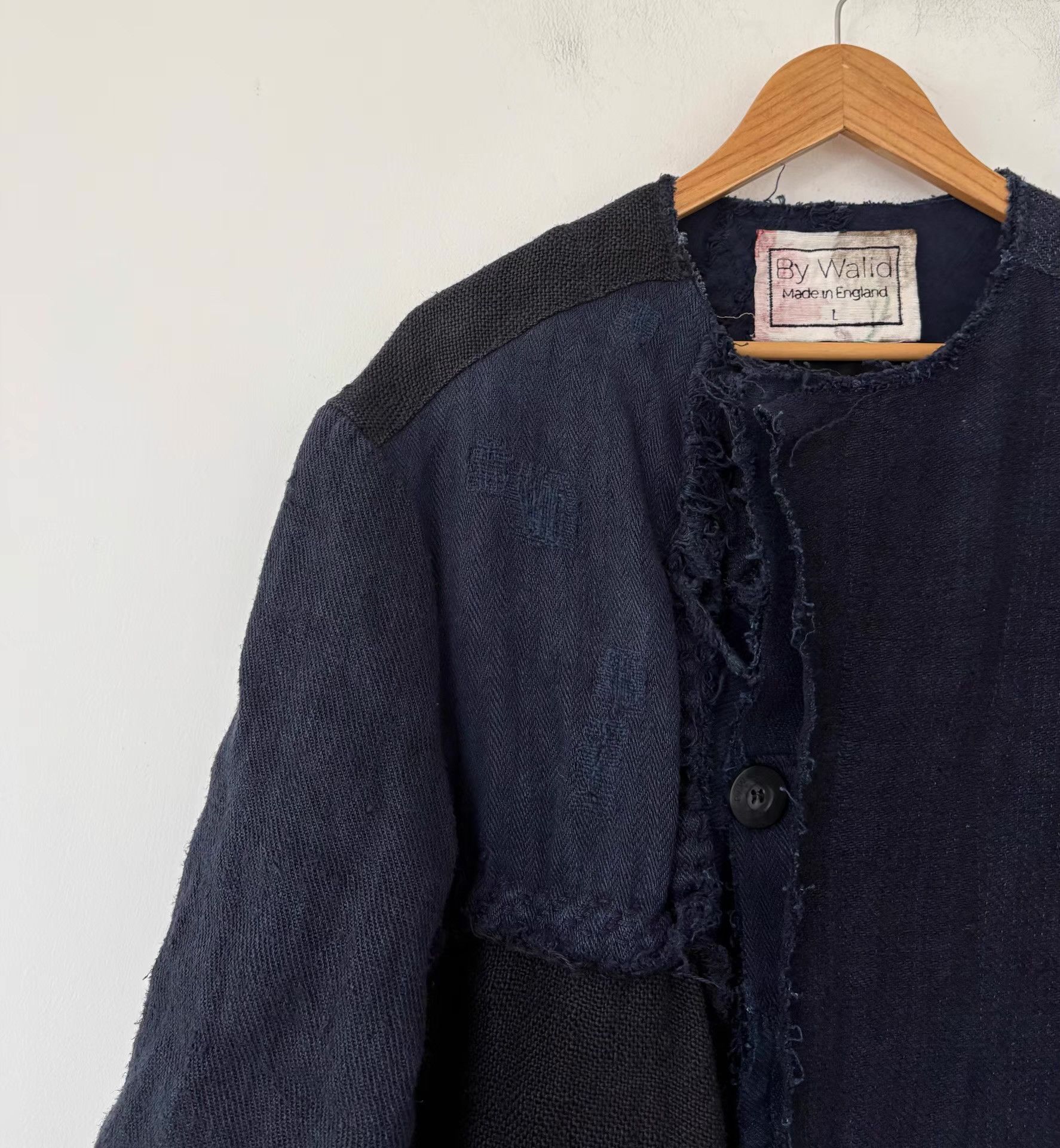 By Walid By Walid Men's Nomadic-Style Paneled Linen Long Coat Ｑ21 Size US L / EU 52-54 / 3 - 4 Thumbnail