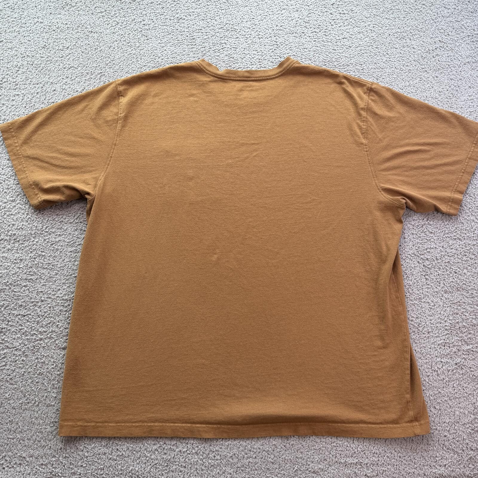 Carhartt Carhartt K87 Brown Pocket T Shirt Loose Fit Work Tee 2XL Size US XXL / EU 58 / 5 - 2 Thumbnail