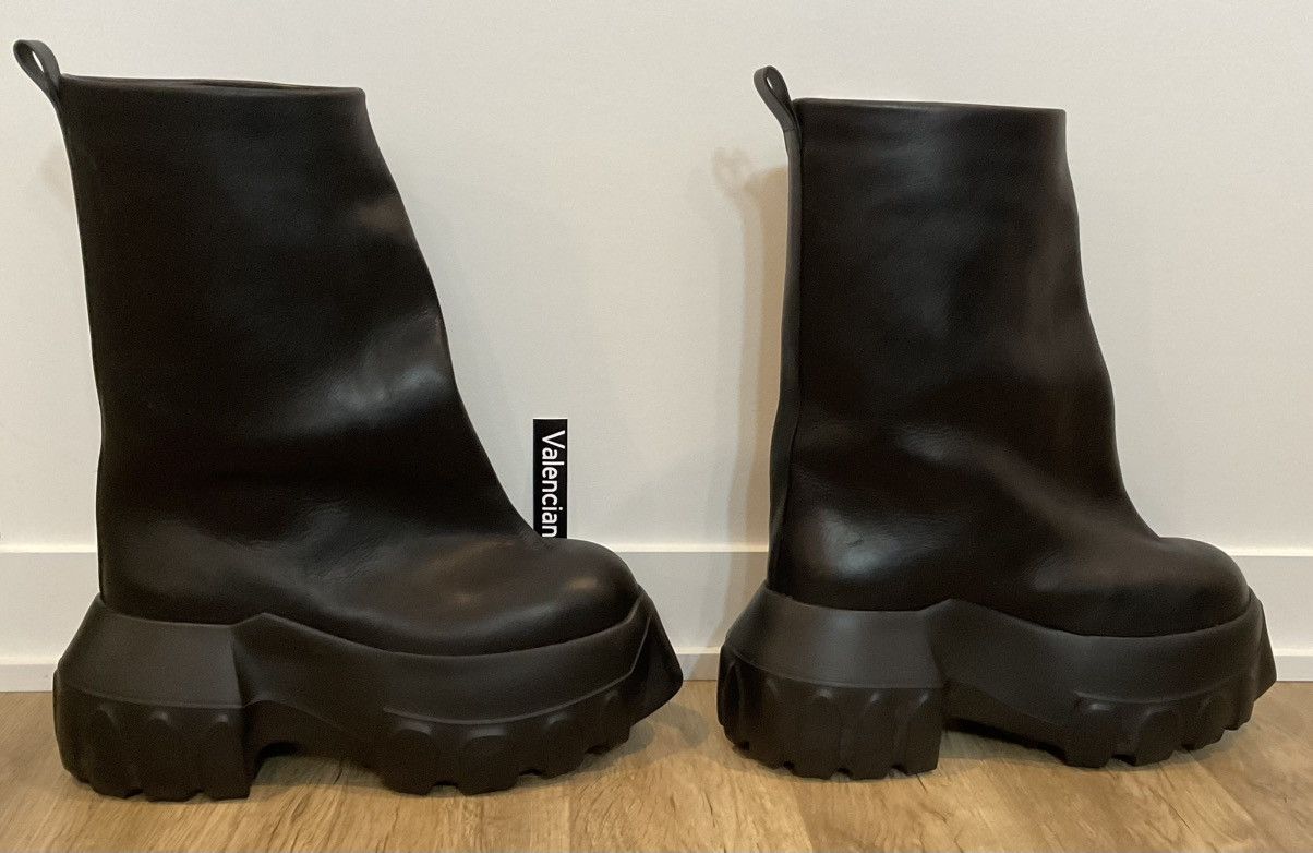 Rick Owens Rick Owens Flared Mega Tractor Boots - Size 43 Size US 10 / EU 43 - 4 Thumbnail