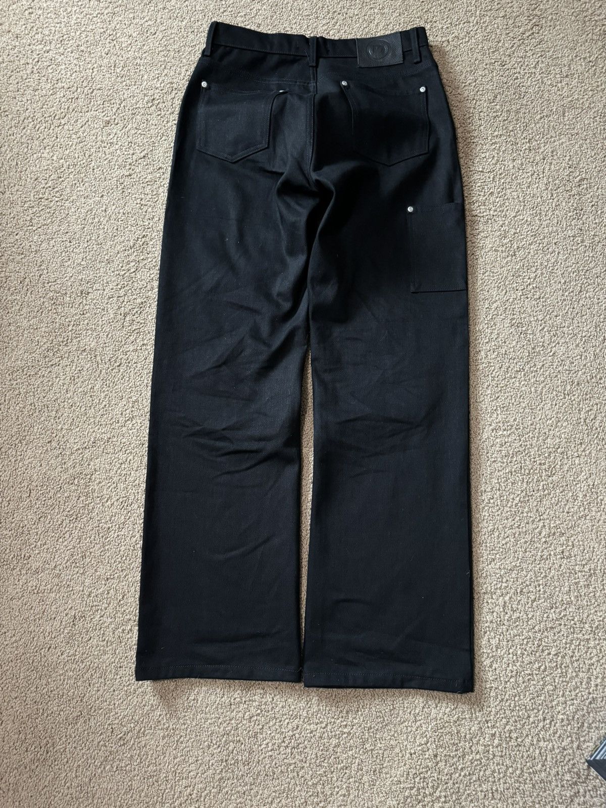 Designer Jet black Discontd denim Size US 30 / EU 46 - 2 Thumbnail