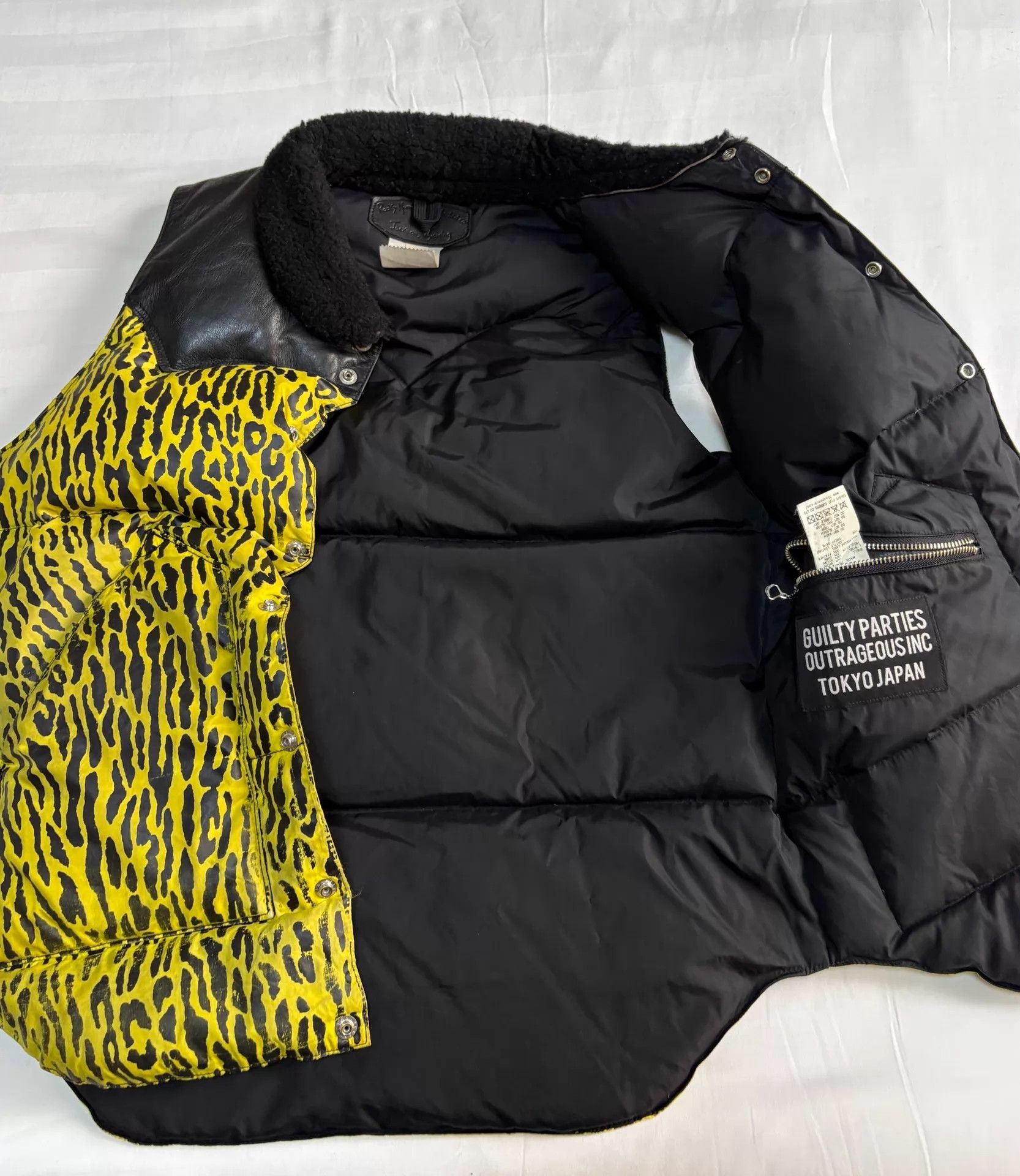 Wacko Maria WACKO MARIA x Rocky Mt. Leopard Print Down Vest Size XS / US 0-2 / IT 36-38 - 3 Thumbnail