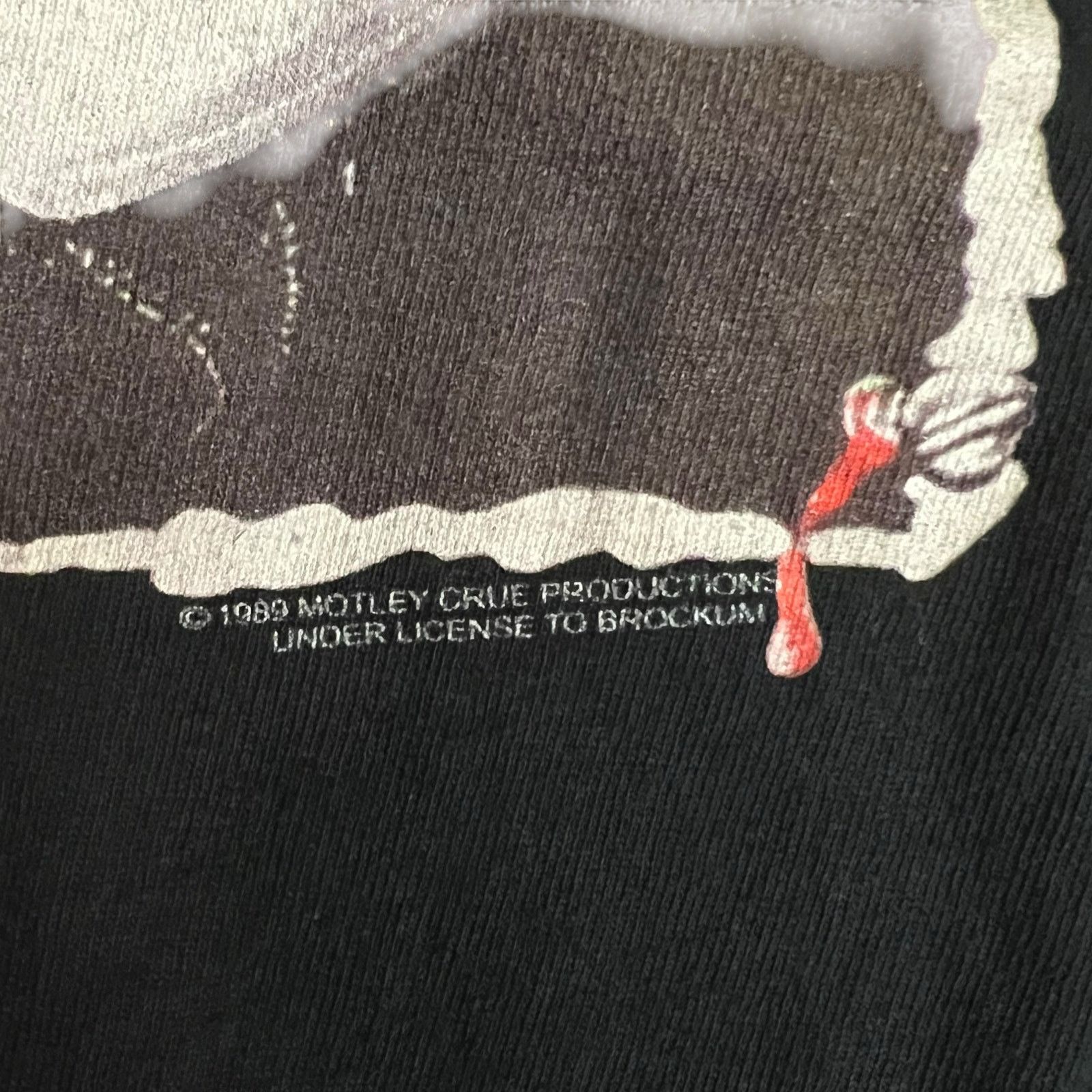 Gildan Motley Crue 1989 “Dr. Feelgood” Reprint Band T-Shirt – Large Size US L / EU 52-54 / 3 - 4 Thumbnail