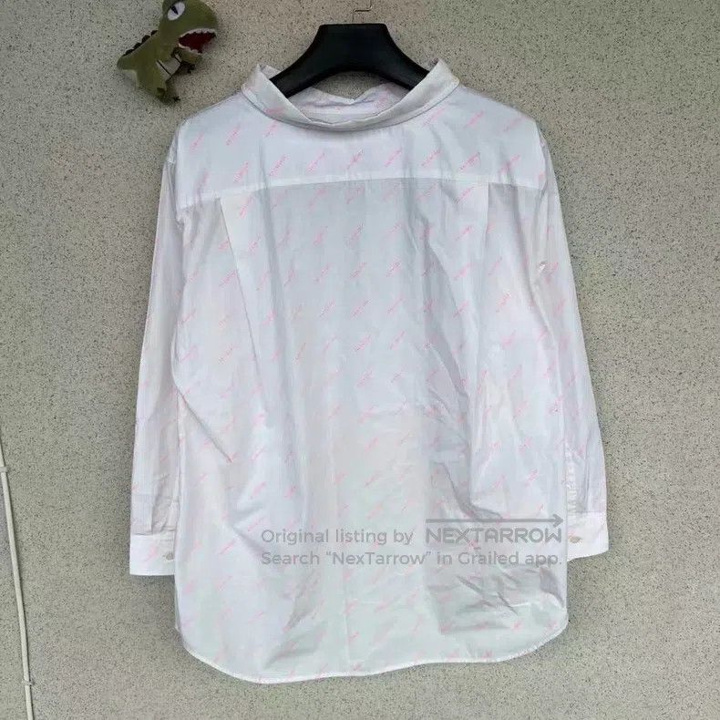 Balenciaga Balenciaga All-over Print Shirt Hoodie Size XS / US 0-2 / IT 36-38 - 1 Thumbnail