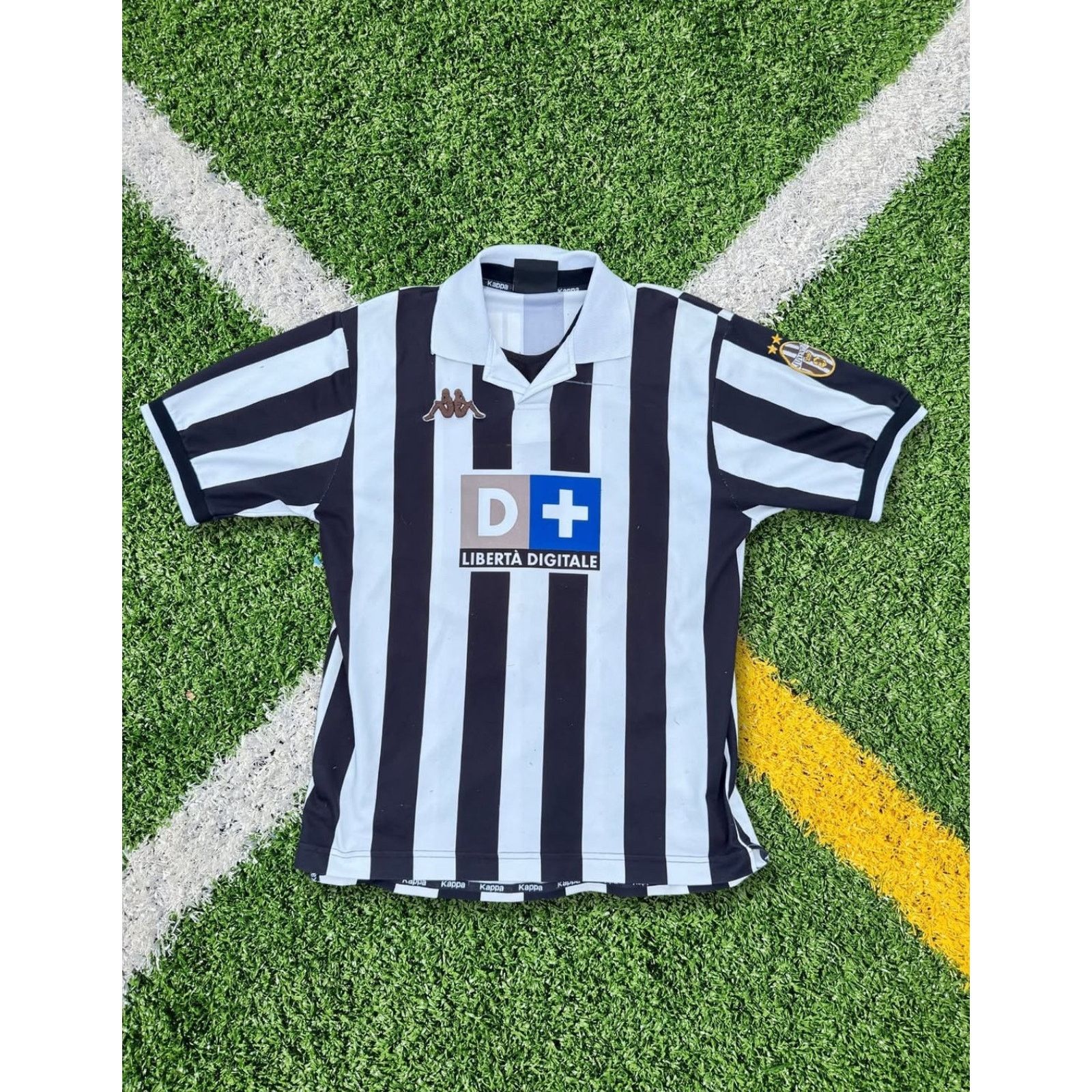Kappa AUTHENTIC 1998 JUVENTUS Home Del Piero #10 Size M Size US M / EU 48-50 / 2 - 2 Thumbnail