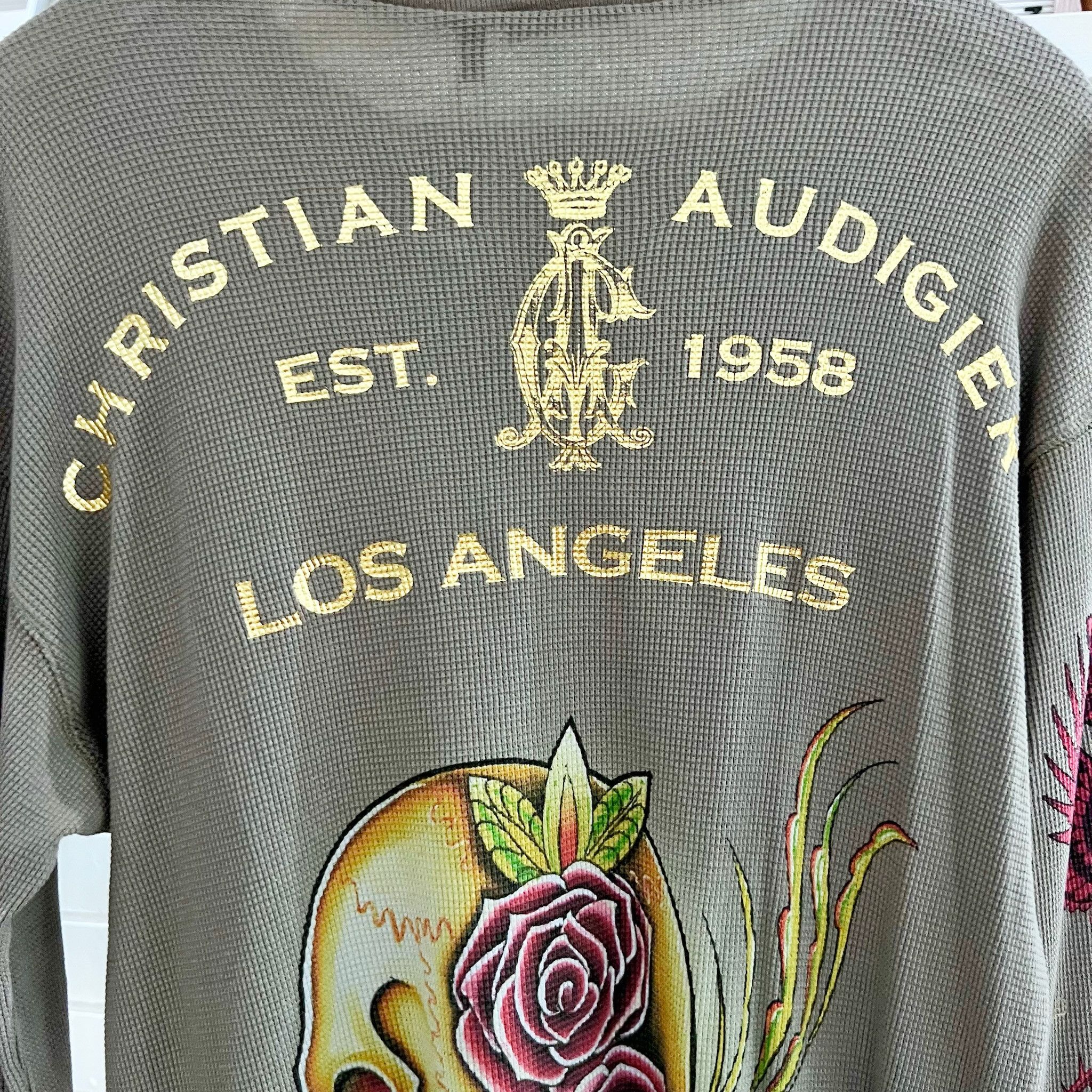 Ed Hardy RARE! Ed Hardy Christian Audigier Snake/Eagle Battle Shirt Size US S / EU 44-46 / 1 - 5 Thumbnail