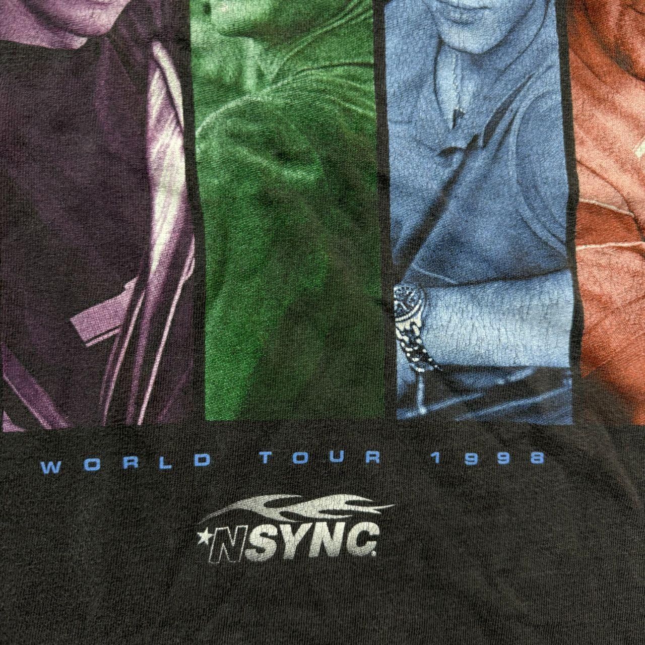 Vintage Vintage N'Sync 1998 World Tour Tee Size US L / EU 52-54 / 3 - 2 Thumbnail