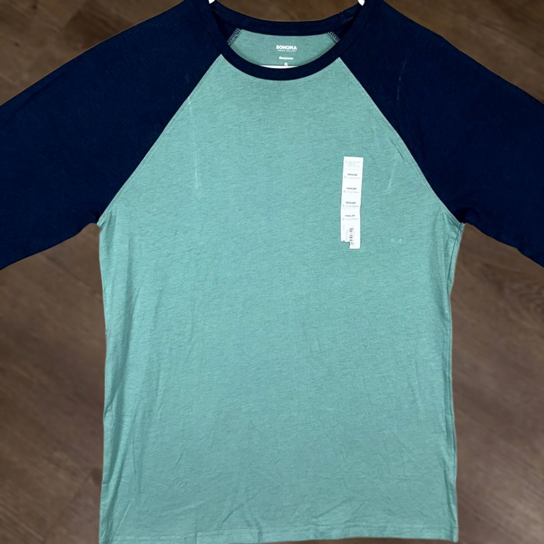 Vintage VINTAGE Sonoma Pullover Shirt Mens Small Blue Green Sleepwear Long Sleeve Crewneck NEW Size US S / EU 44-46 / 1 - 1 Thumbnail