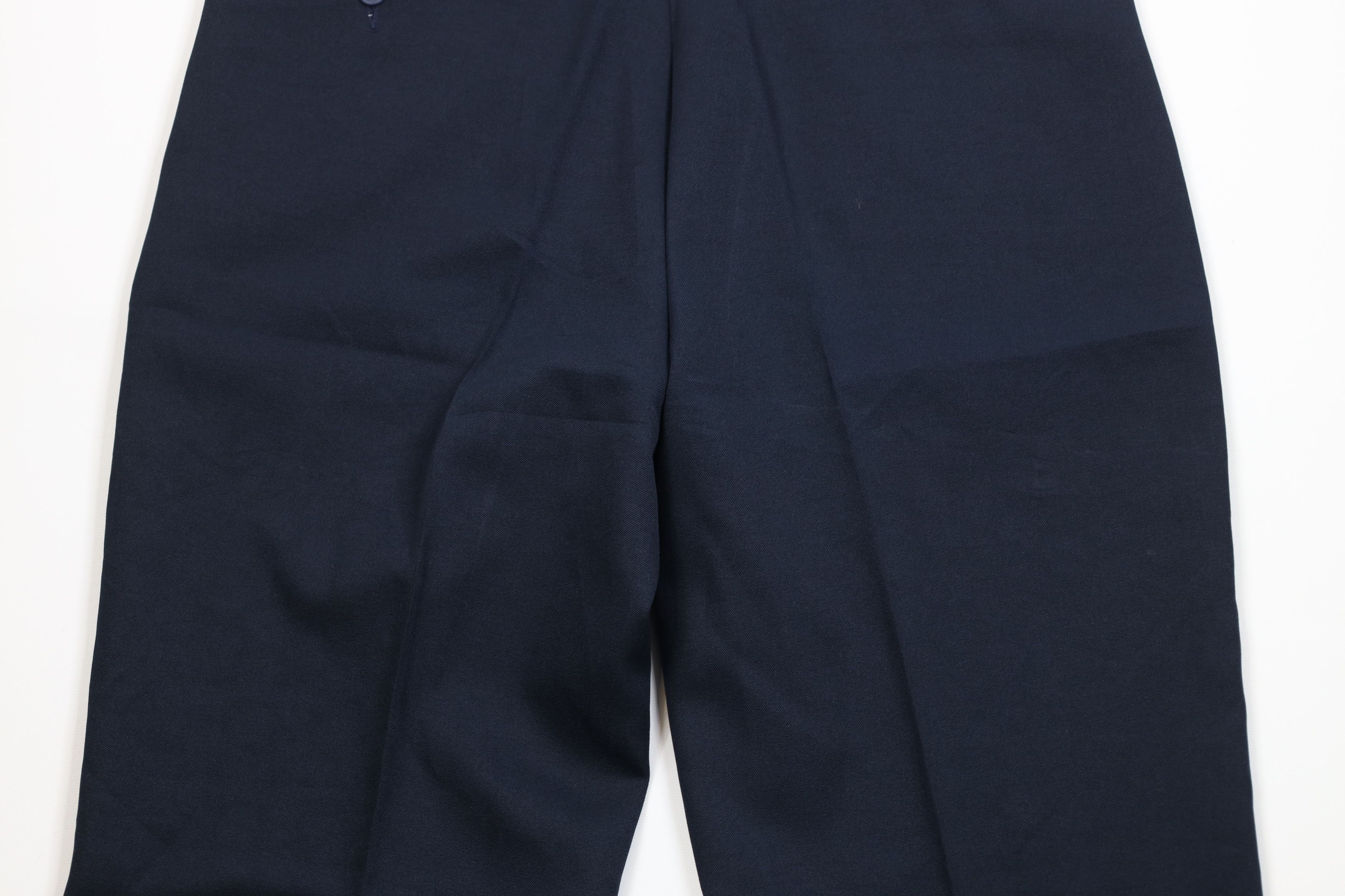 Levi's Deadstock Vintage 90s Levis Wide Leg Chino Pants Navy Blue Size US 36 / EU 52 - 11 Thumbnail