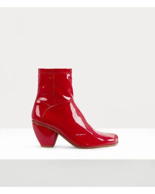 Vivienne Westwood o1f1d3z0426 Atom Ankle Boots in Red Size US 9 / IT 39 - 1 Thumbnail